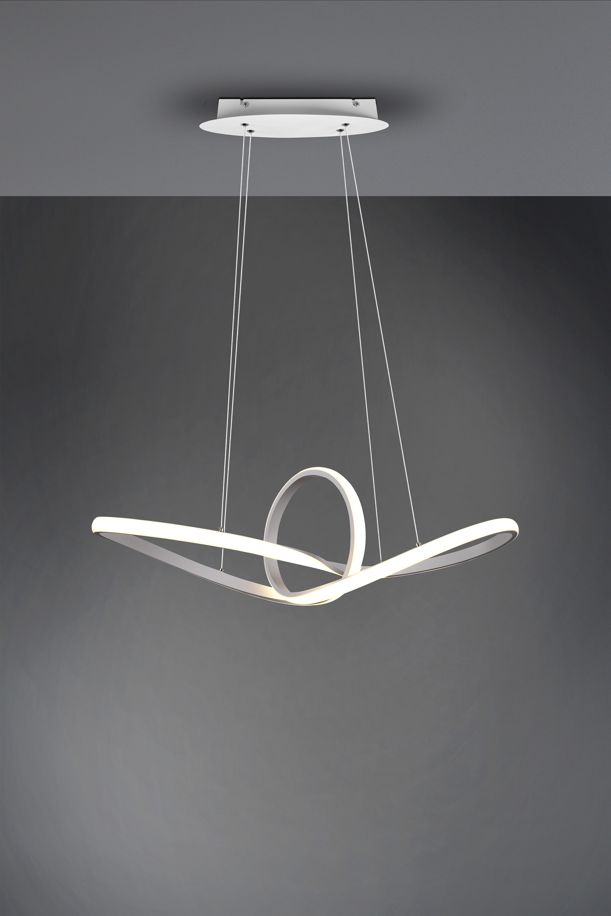REALITY Leuchten LED Pendelleuchte »SANSA«, 1 flammig, Leuchtmittel LED-Modul | LED fest integriert, über Wandschalter dimmbar, 4000K, 3300 Lm, Abhängung 150cm