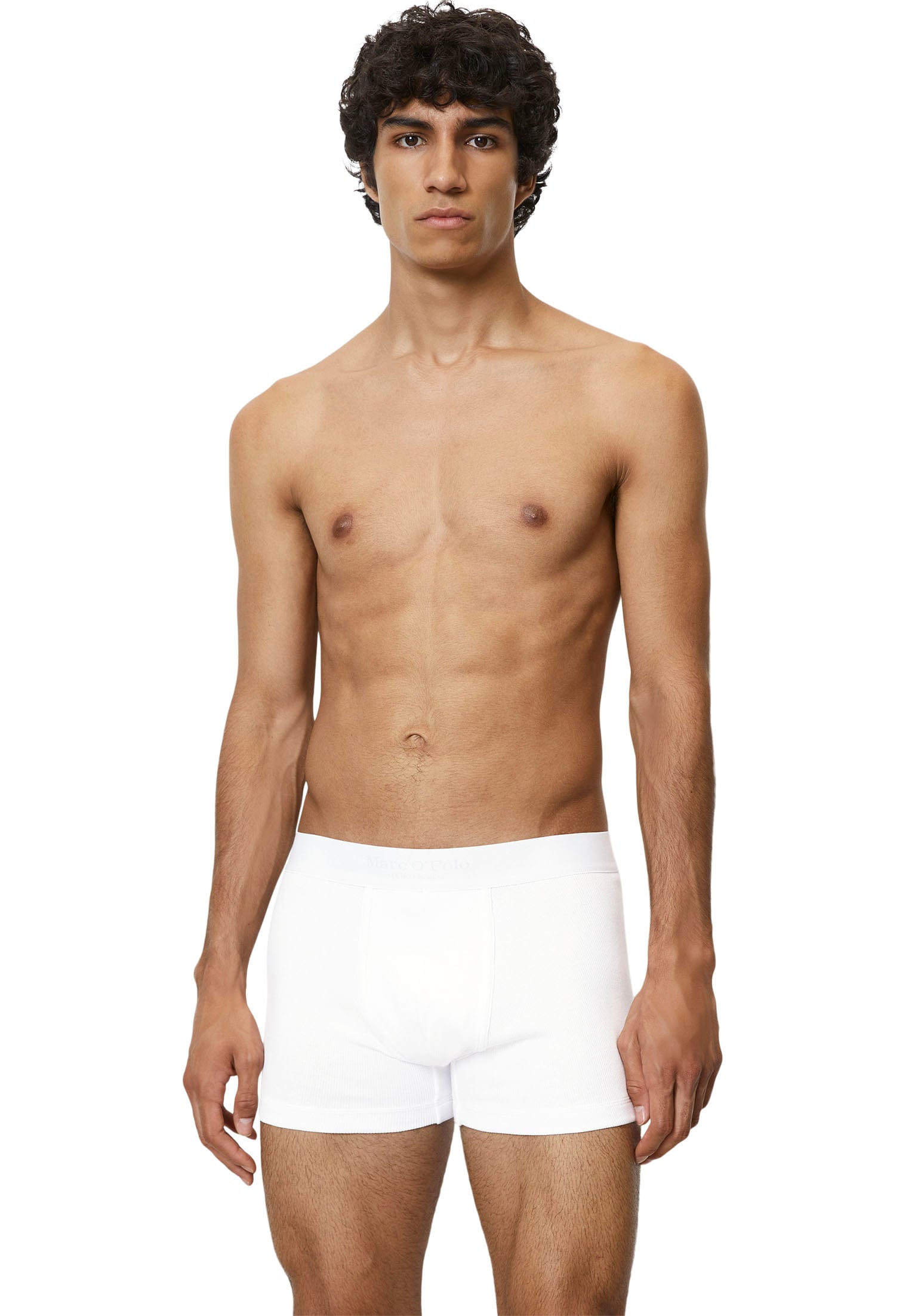 Marc O'Polo Trunk »Iconic Rib«, (2er Pack), mit elastischem Logobund