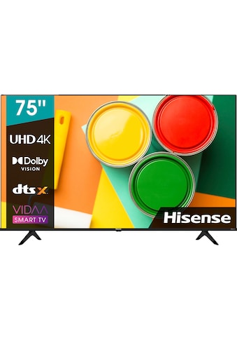 Hisense LED-Fernseher »75A6FG«, 189 cm/75 Zoll, 4K Ultra HD, Smart-TV, Triple Tuner... kaufen