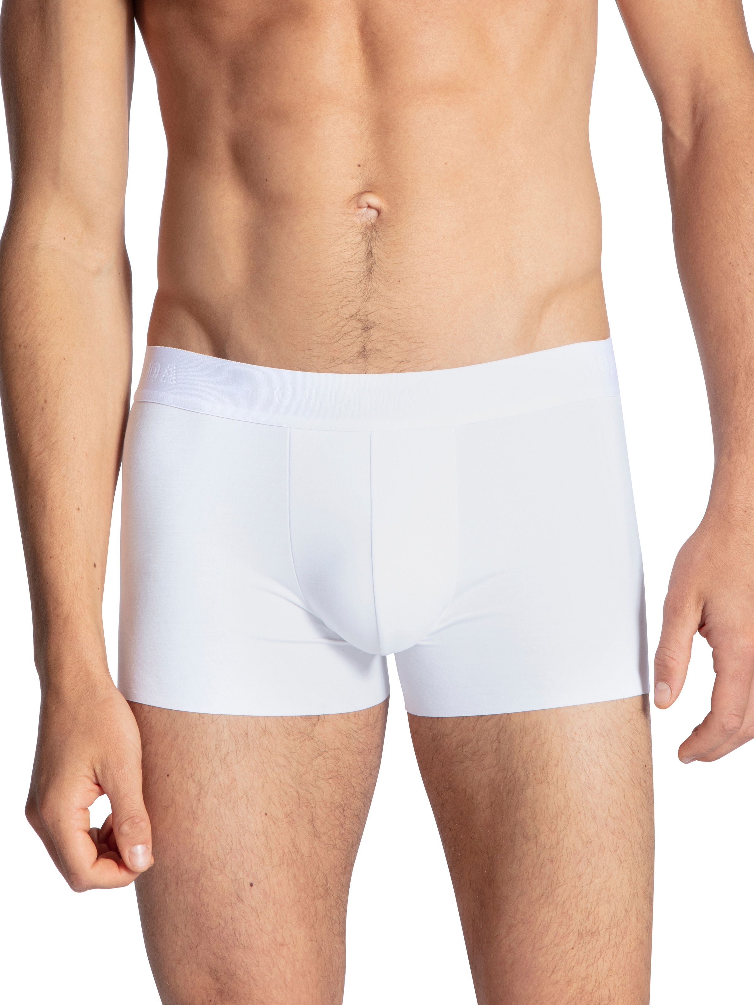 CALIDA Boxershorts »Clean Line«, Interlock, ohne Eingriff, elastisch, schnell trocknend, weich
