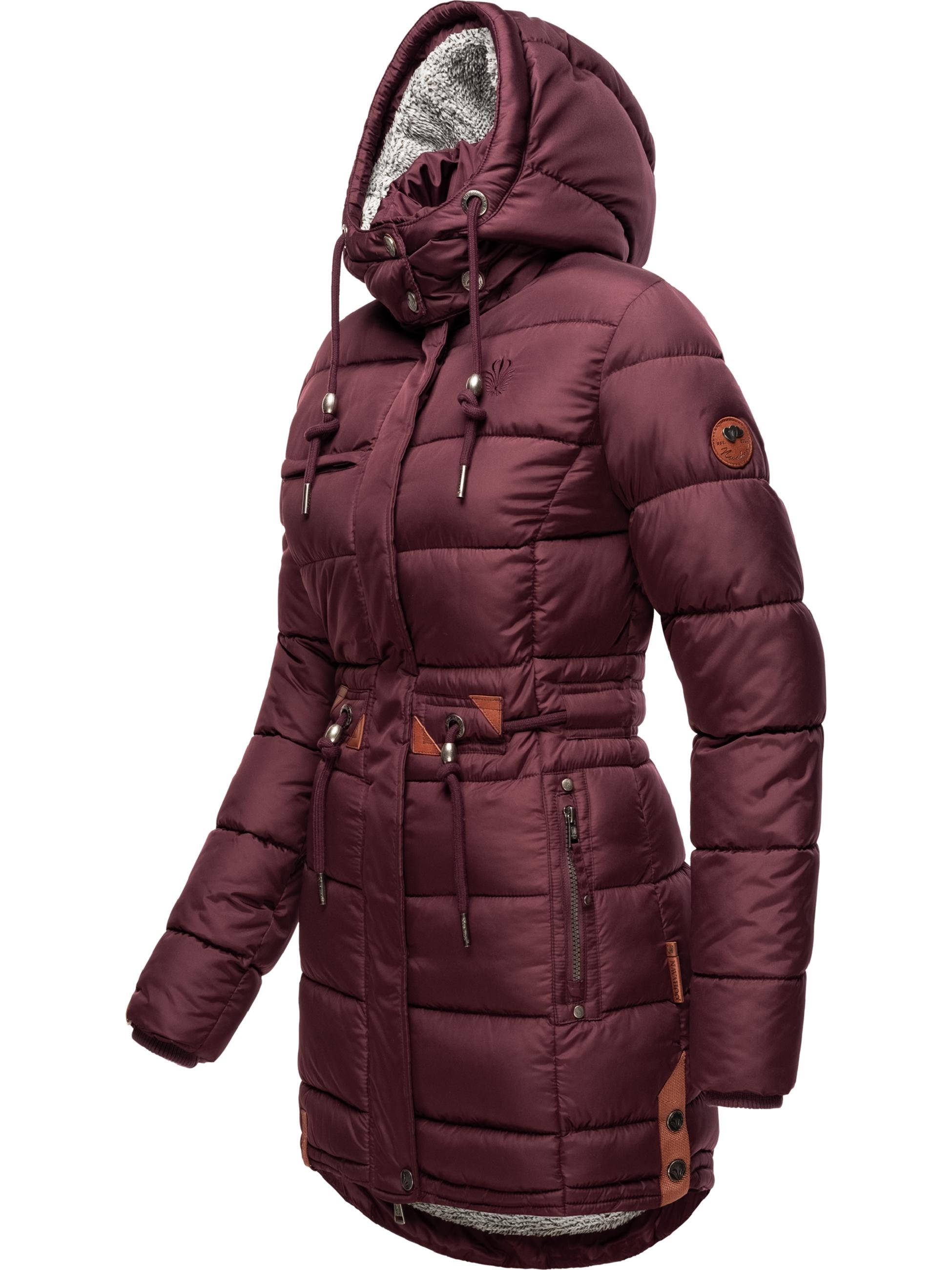 Navahoo Steppmantel »Steppmantel Daliee«, Stylischer Winterparka mit abnehmbarer Kapuze