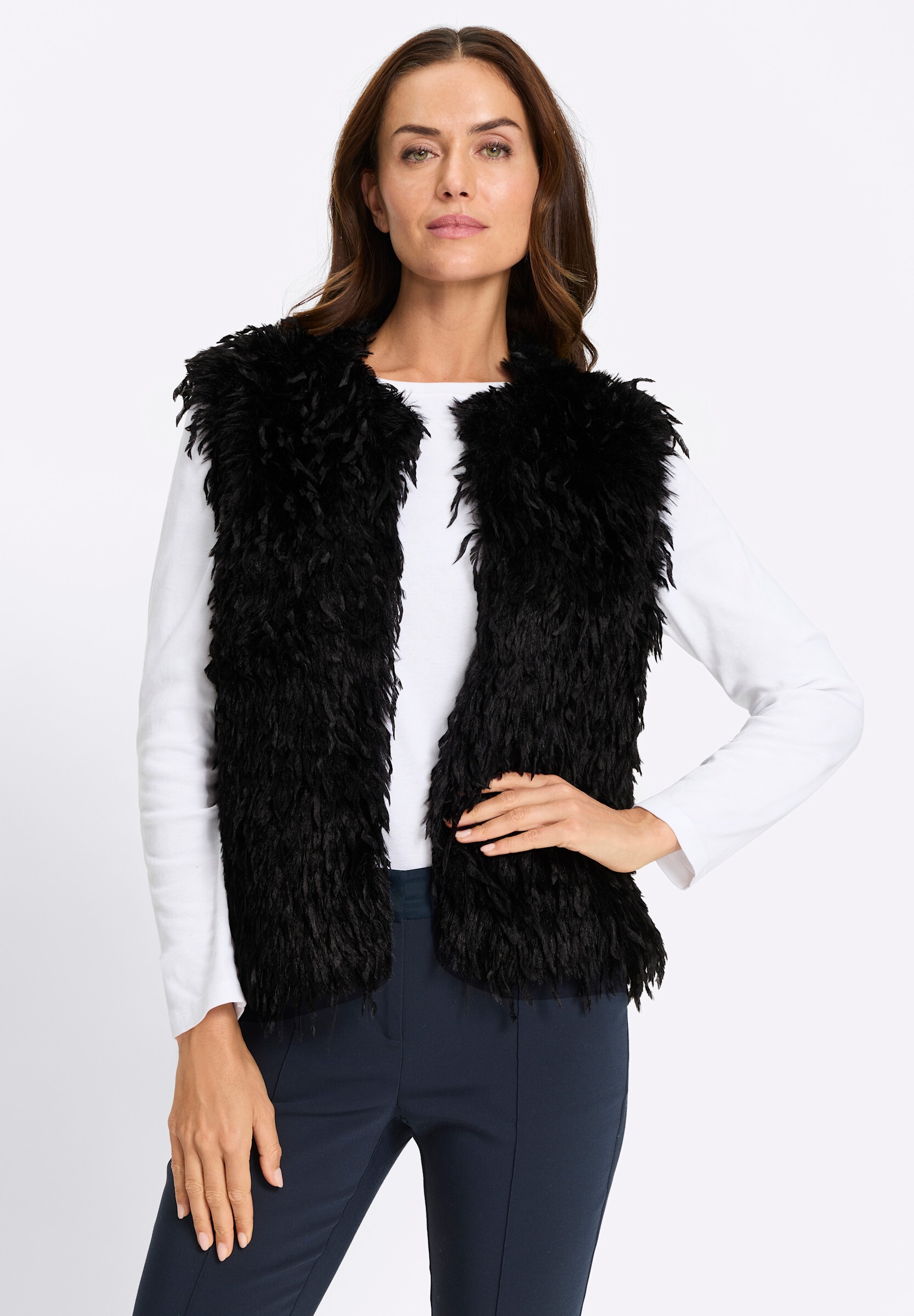 heine Doppeljacke »Blazerjacke 2-in-1-Jacke mit abnehmbaren Ärmeln« ohne Kapuze