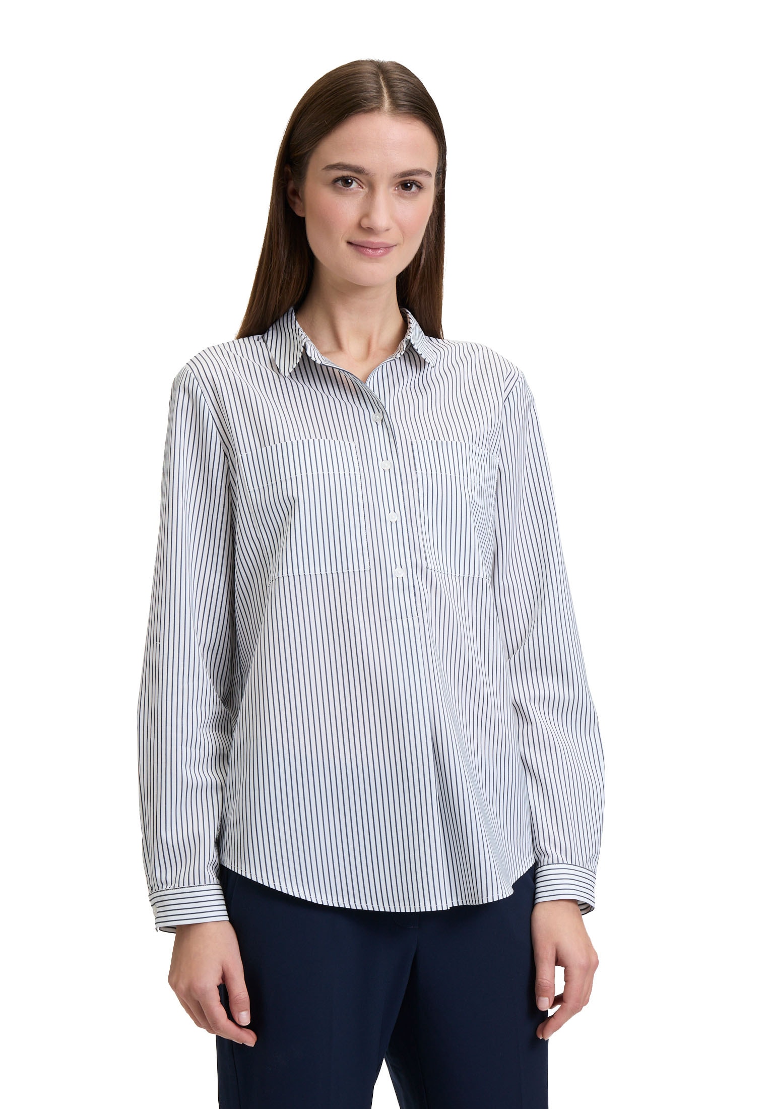 Betty&Co Langarmbluse »Langarm-Bluse mit Streifen«