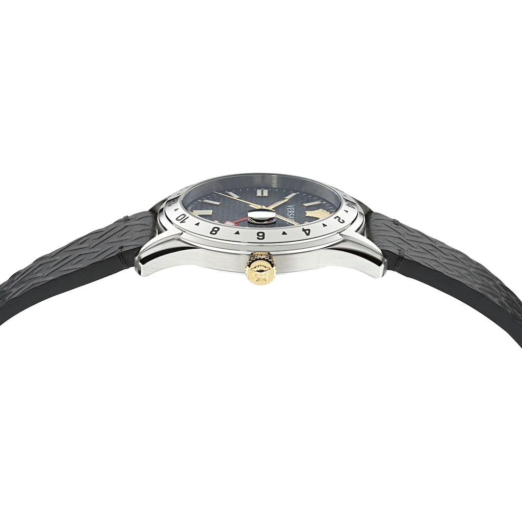 Versace Quarzuhr »GRECA TIME GMT, VE7C00123«