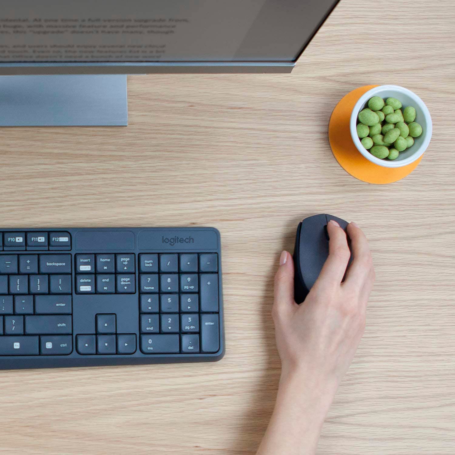 Logitech Tastatur »Wireless Combo MK235 - DE-Layout«