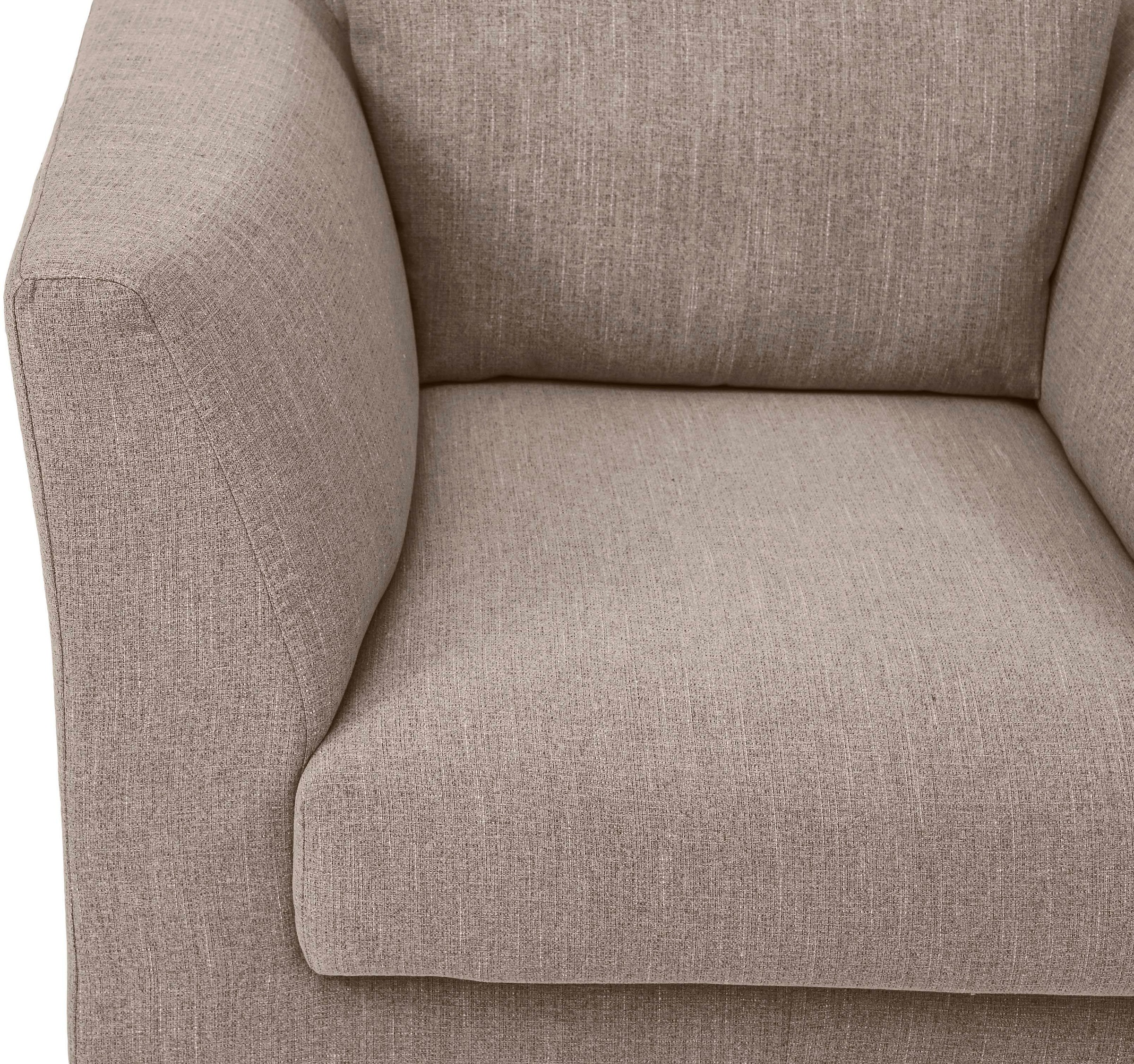 Alte Gerberei Sessel »Designsessel, Loungesessel im aufwendigen Design«, mit extravaganten Füße aus lackiertem Metall