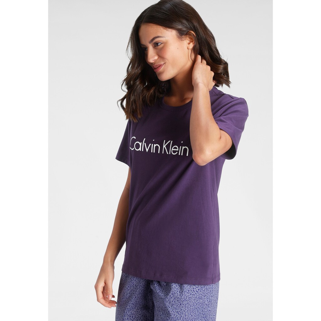 Calvin Klein Pyjamaoberteil, mit Logoschriftzug