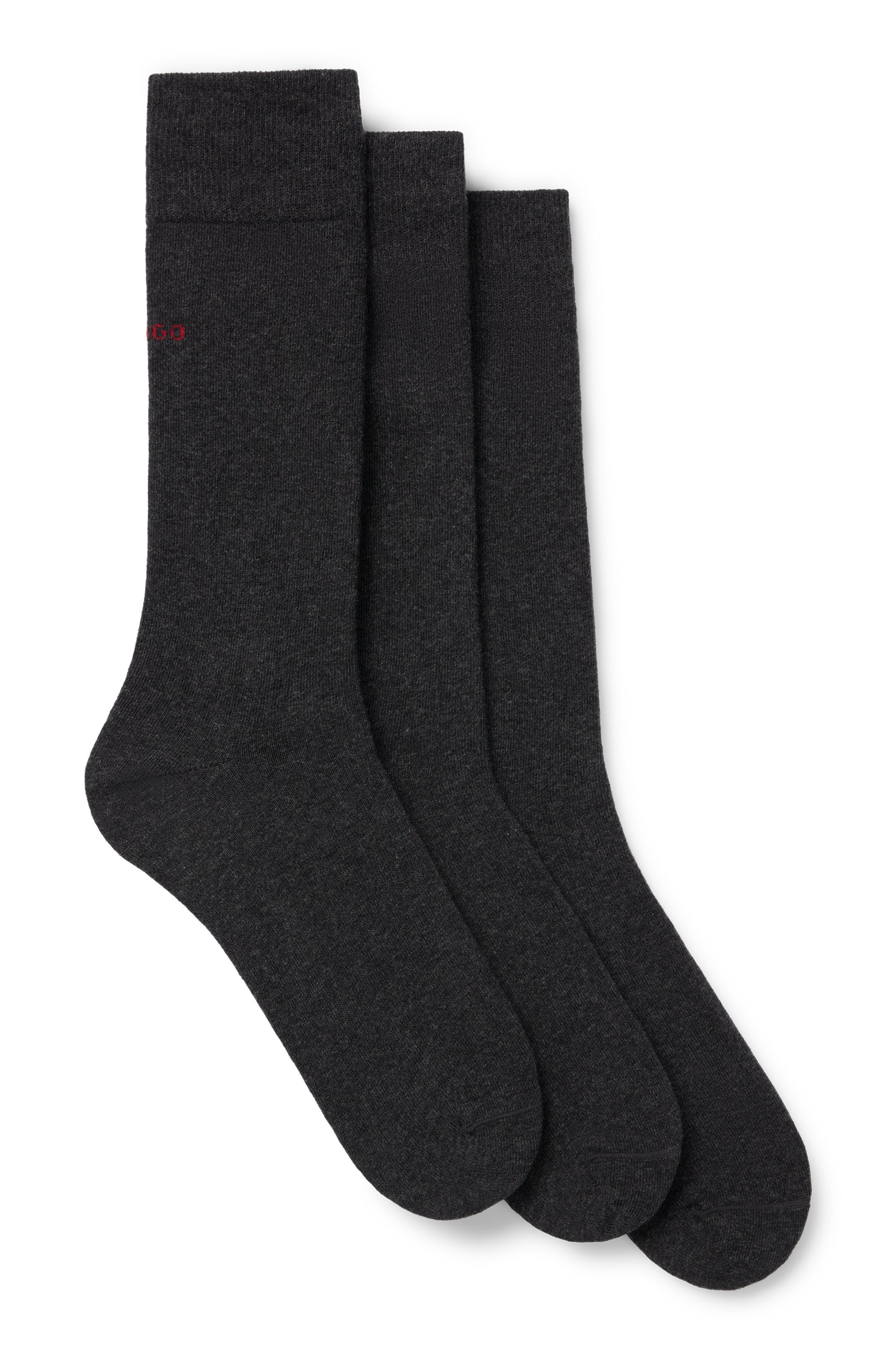 HUGO Underwear Businesssocken »3P RS UNI COLORS CC«, (Packung, 3 Paar, 3er), mit Hugo Boss Logo-Schriftzug