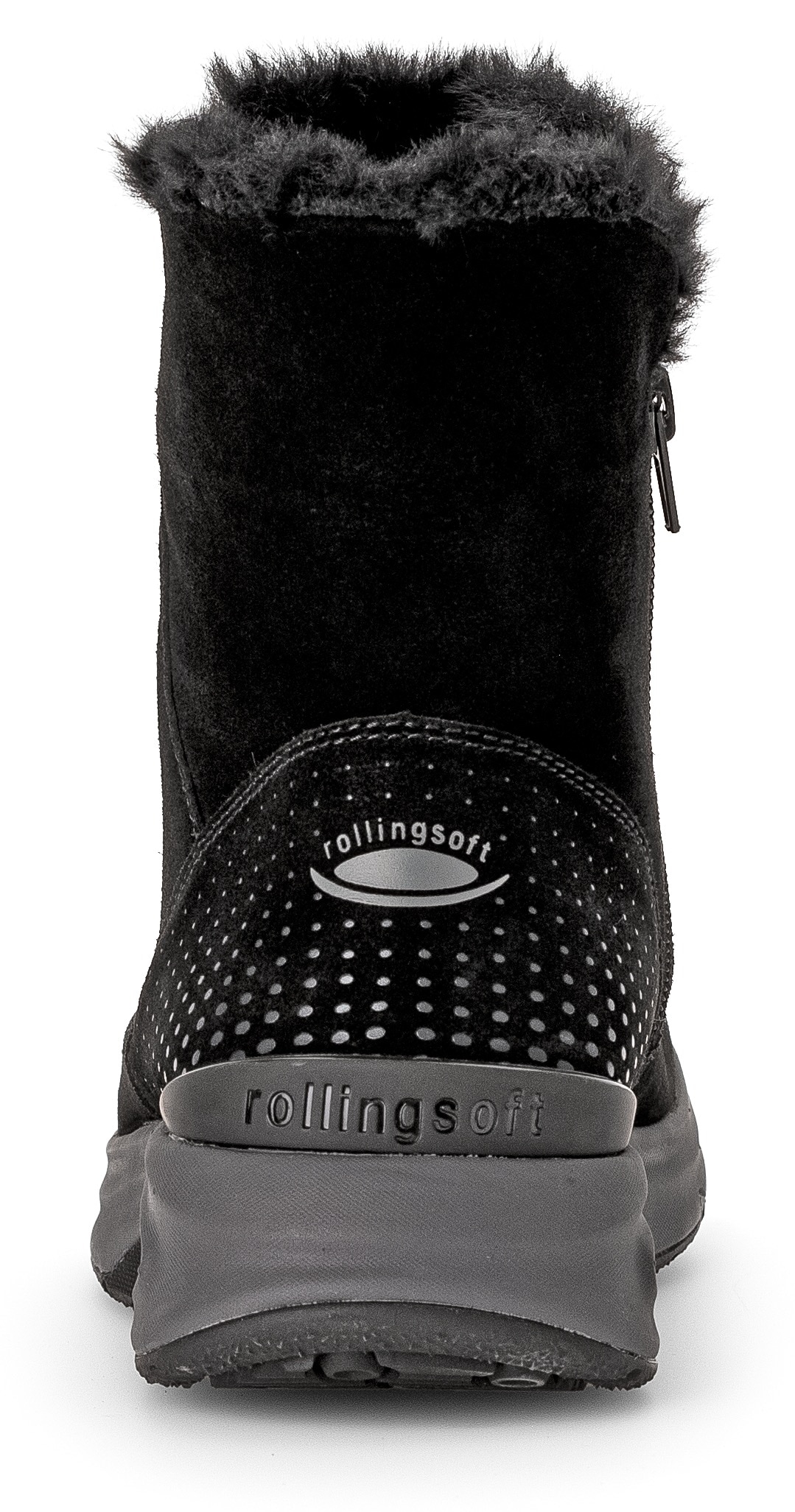 Gabor Rollingsoft Winterboots, Keilabsatz, Stiefelette mit der typischen rollingsoft-Laufsohle