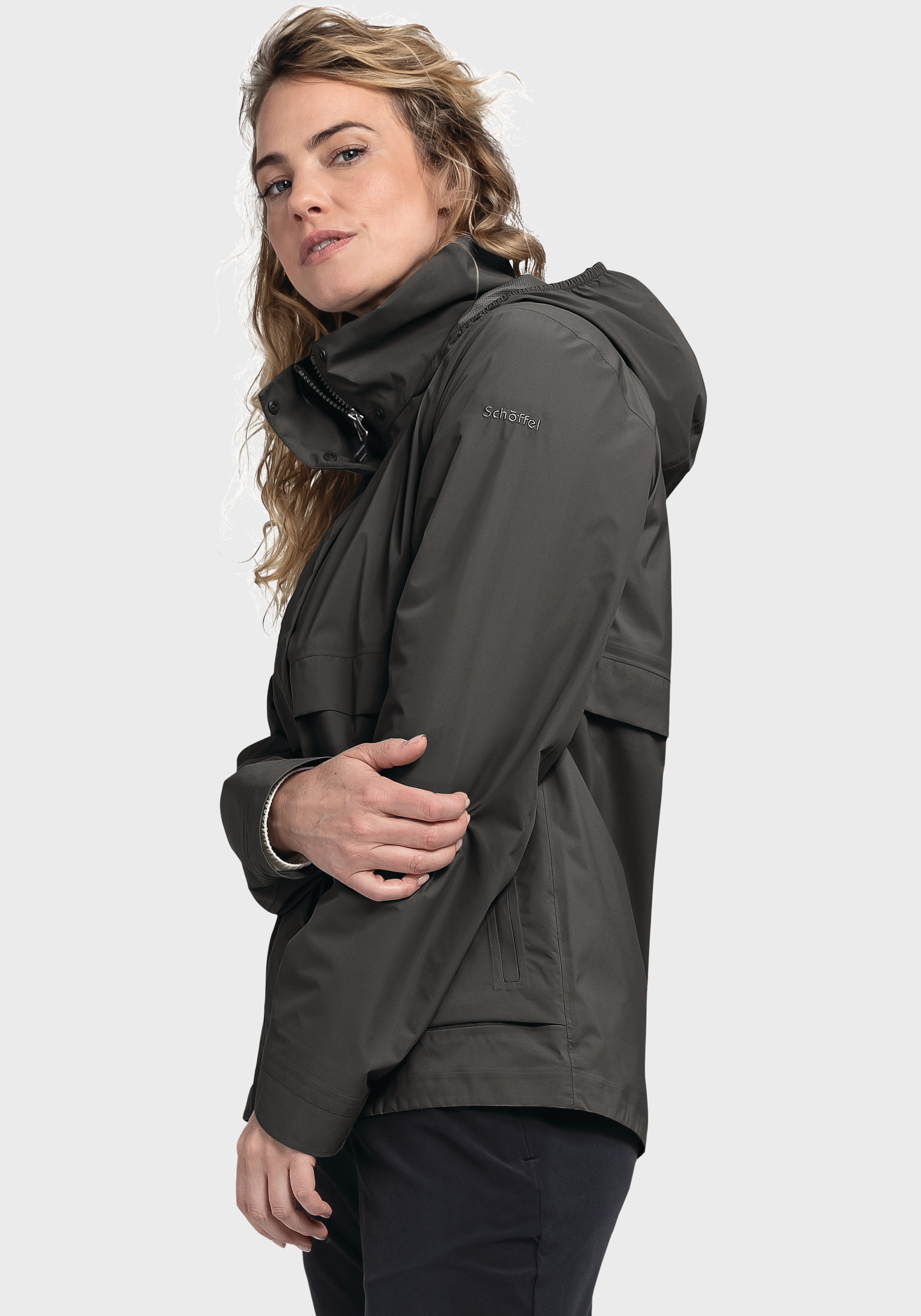 Schöffel Outdoorjacke »2.5L Jacket Bellagio L«, mit Kapuze