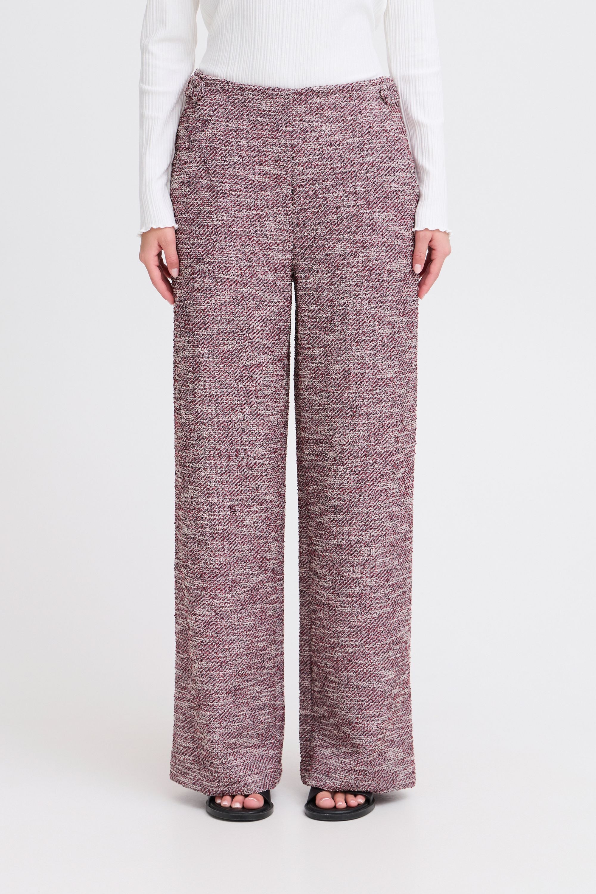 Ichi Stoffhose »Stoffhose IHKATE CHECLÉ WIDE PA«