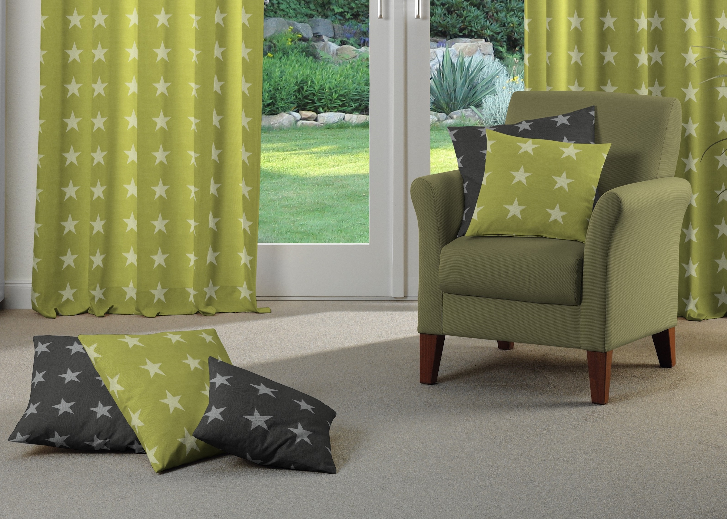 Wirth Dekokissen »FELINO« Kissenhülle ohne Füllung, 2 Stück