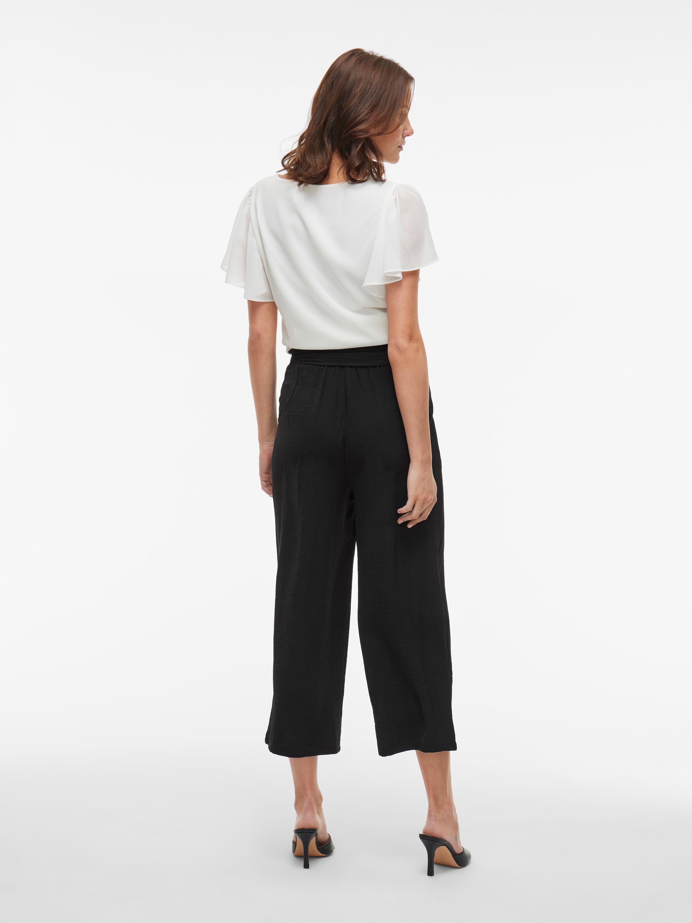 Vila Schlupfhose »VIJOSA BELTED CULOTTE PANTS - NOOS«