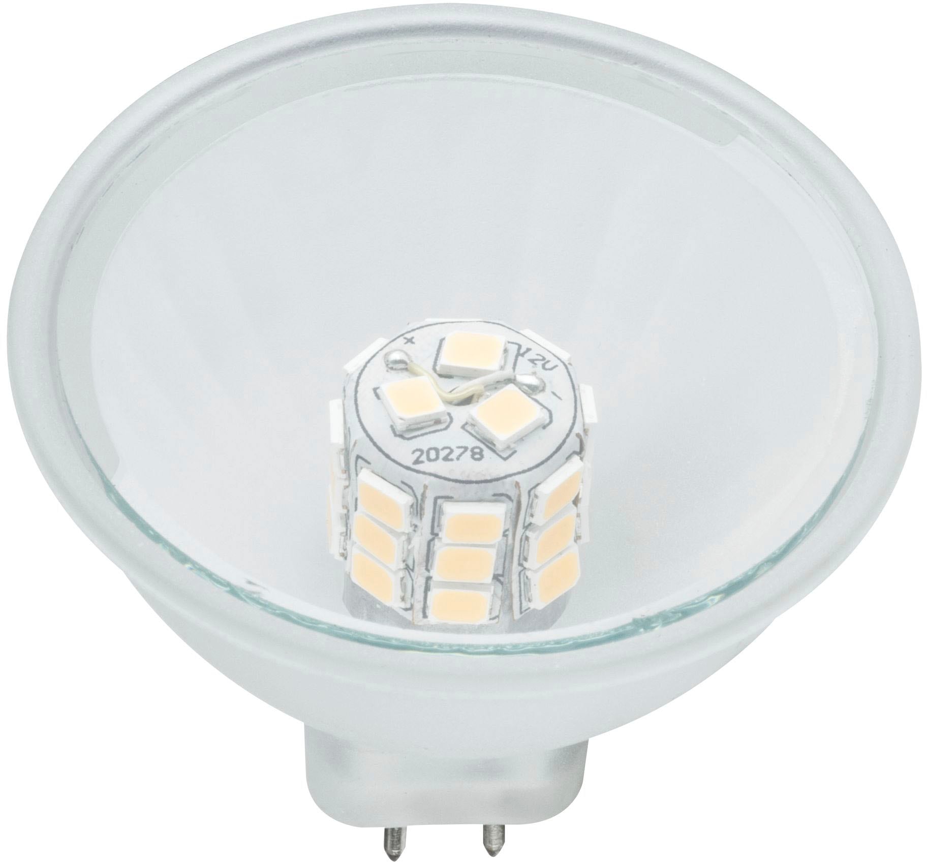 Paulmann LED-Leuchtmittel »Reflektor Maxiflood 3W GU5,3 12V«, GU 5,3, 1 St., Warmweiß