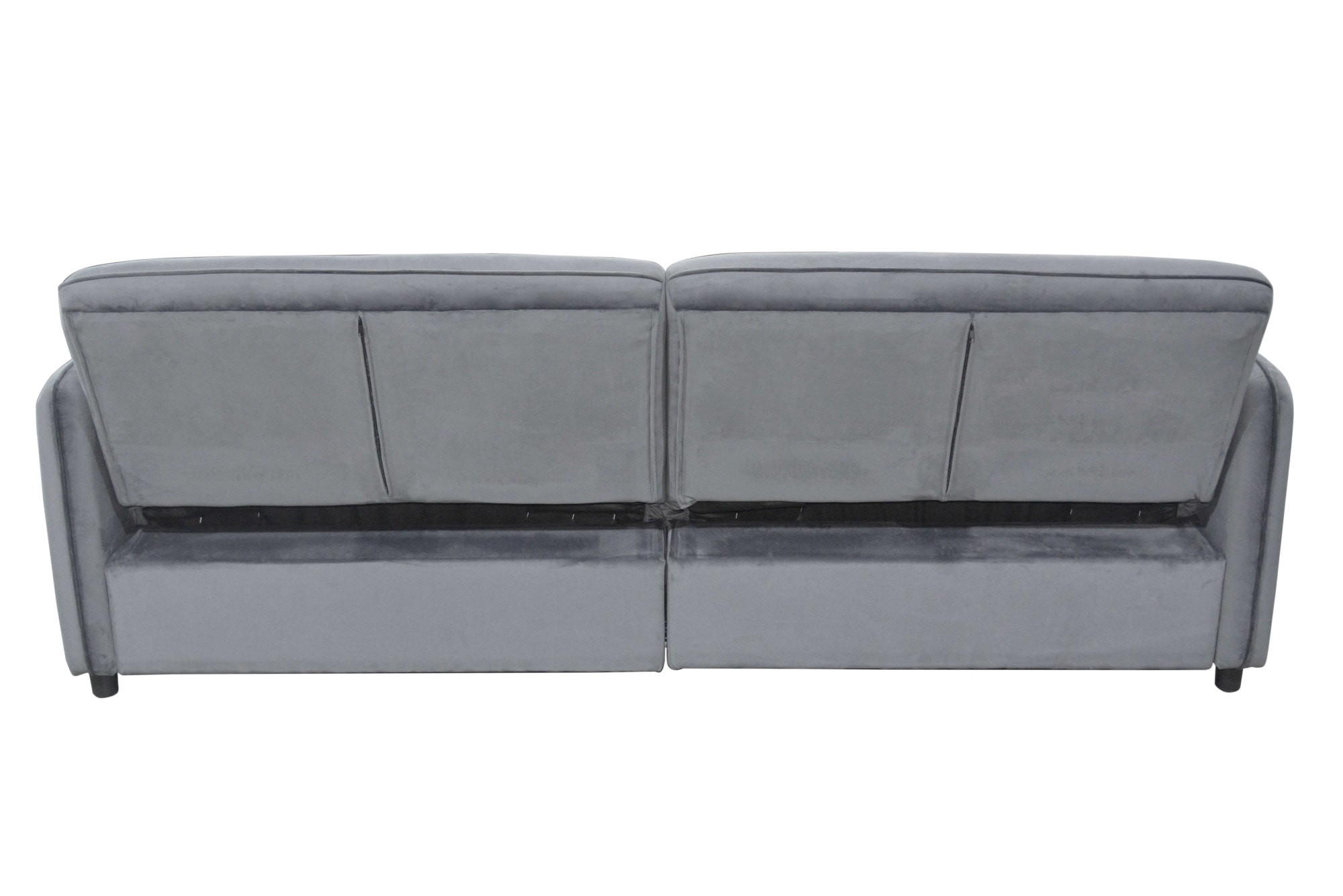 Dorel Home 3-Sitzer »Allie Curved Schlafsofa 209 cm«, Bettfunktion (110/190), verstellbare Rückenlehne, Cord u. Velours