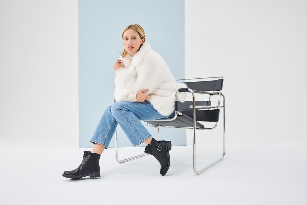 Rieker Stiefelette, Boots, Blockabsatz, mit Innenreißverschluss