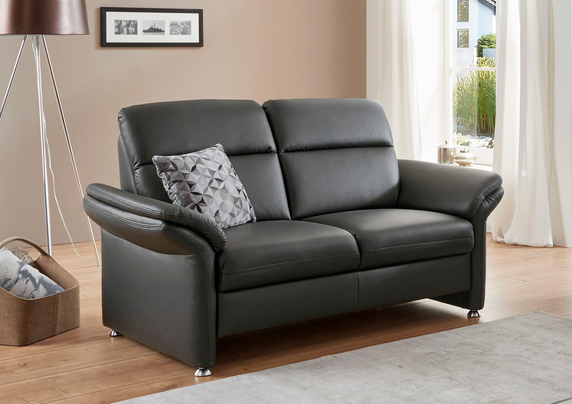 Die PlanBar 2-Sitzer »PN-EM16031, ohne Kopfstützen« Echtleder mit Federkern