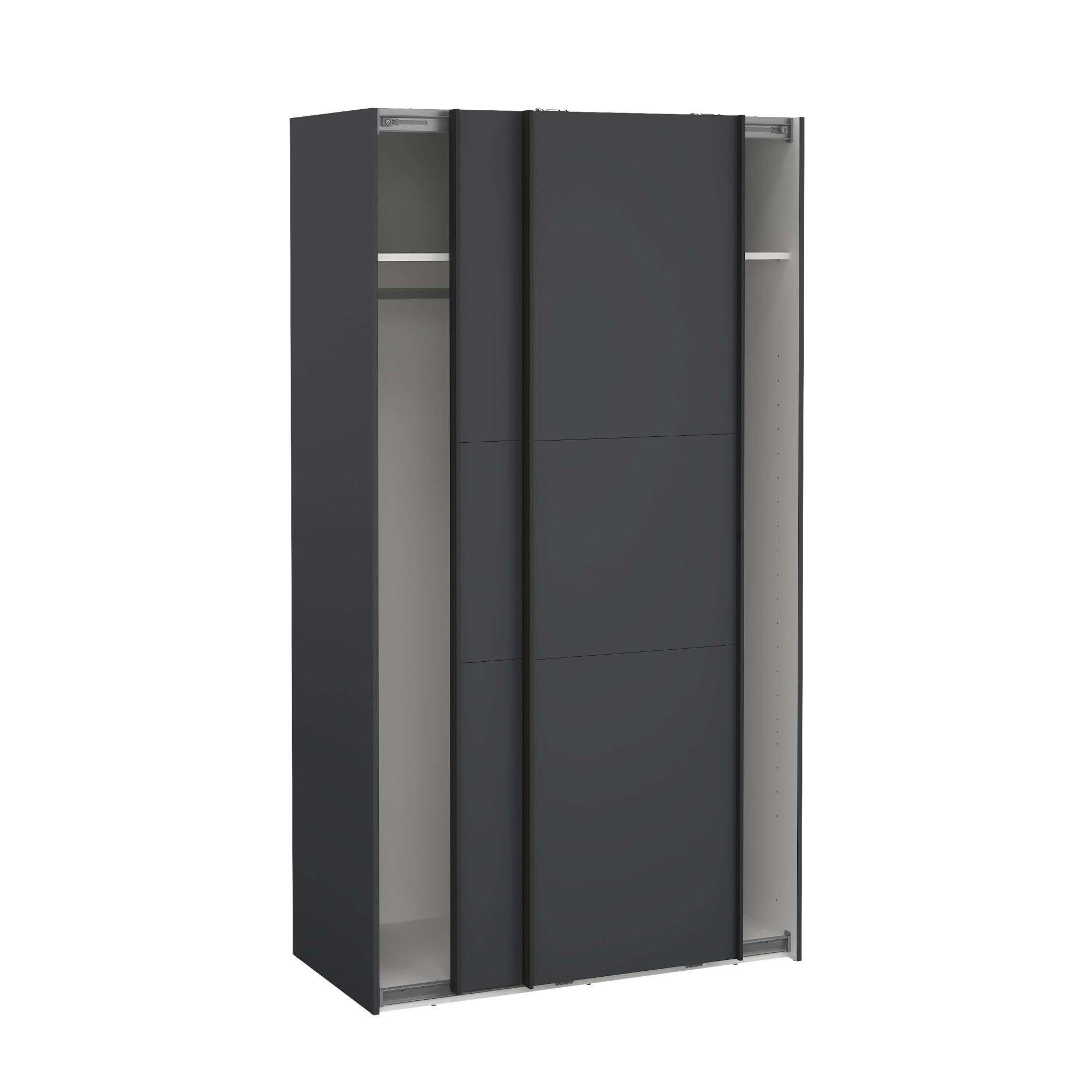 Home affaire Schwebetürenschrank »Como, Kleiderschrank, Schlafzimmerschrank« Schwebetüren, Kleiderstange, Einlegeboden (Breite 118,5/178,5/244 cm)