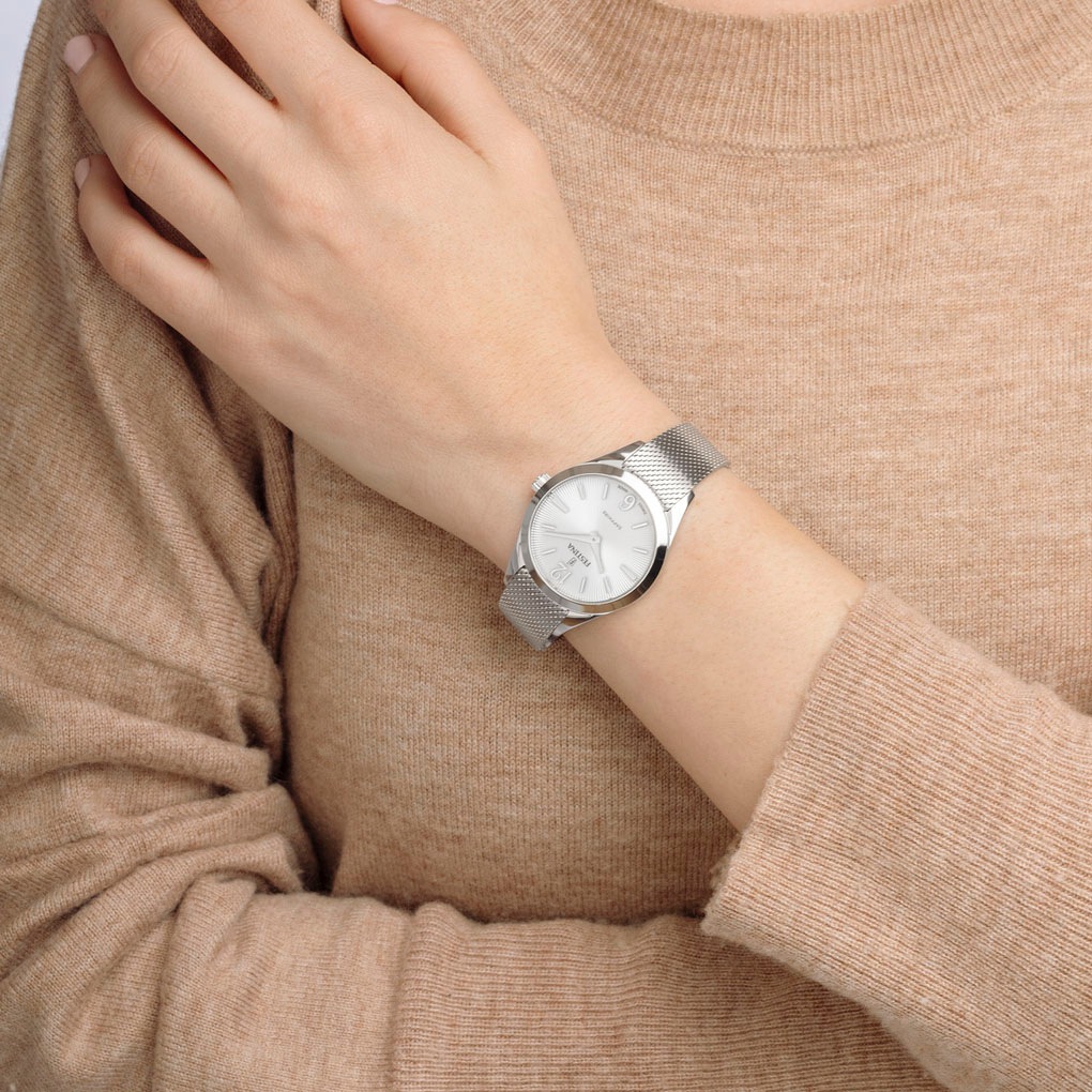 Festina Quarzuhr »Grace«, Armbanduhr, Damenuhr, Swiss Made, Edelstahlarmband, Saphirglas