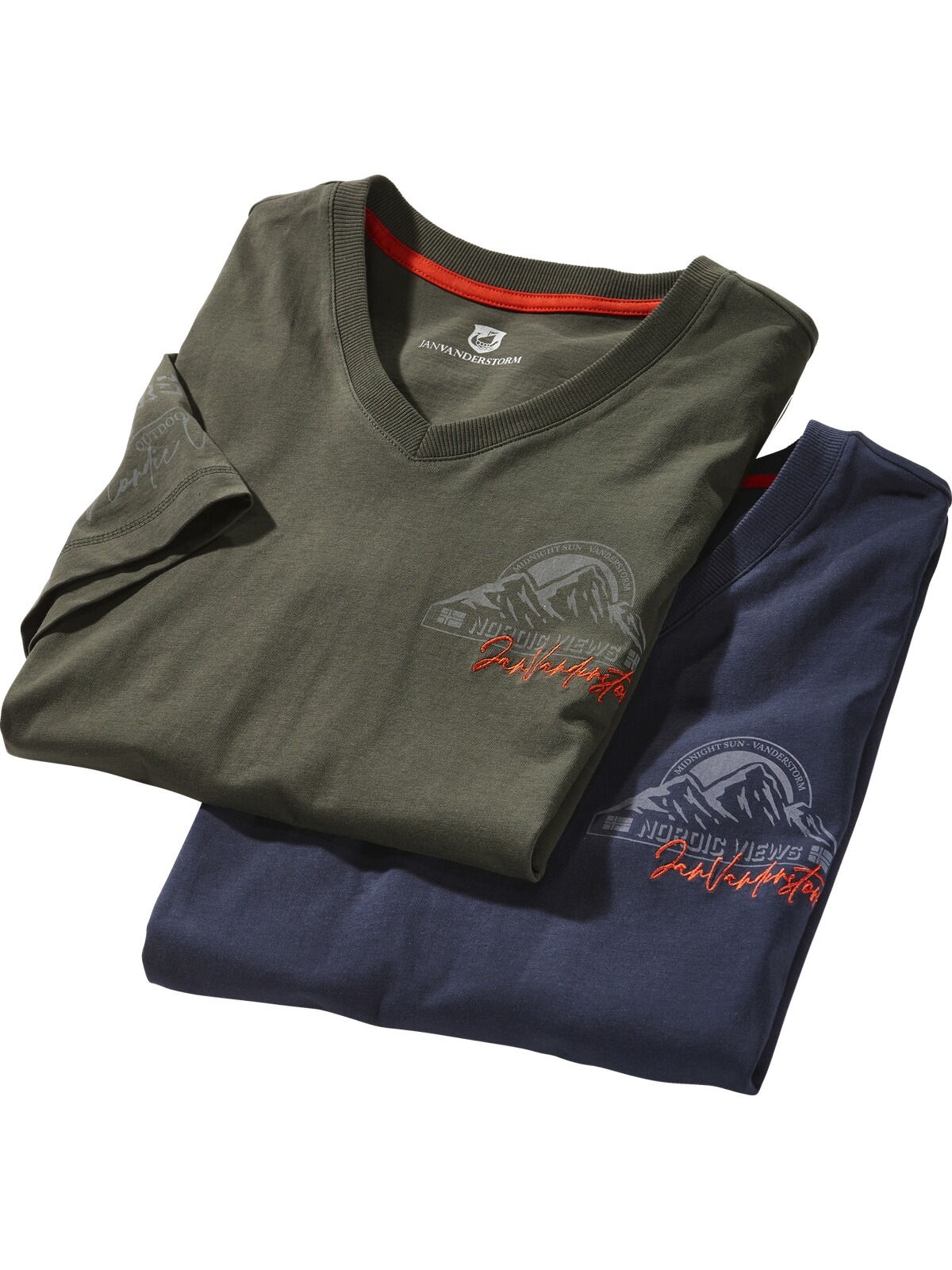 Jan Vanderstorm T-Shirt »Doppelpack T-Shirt JENDUR«