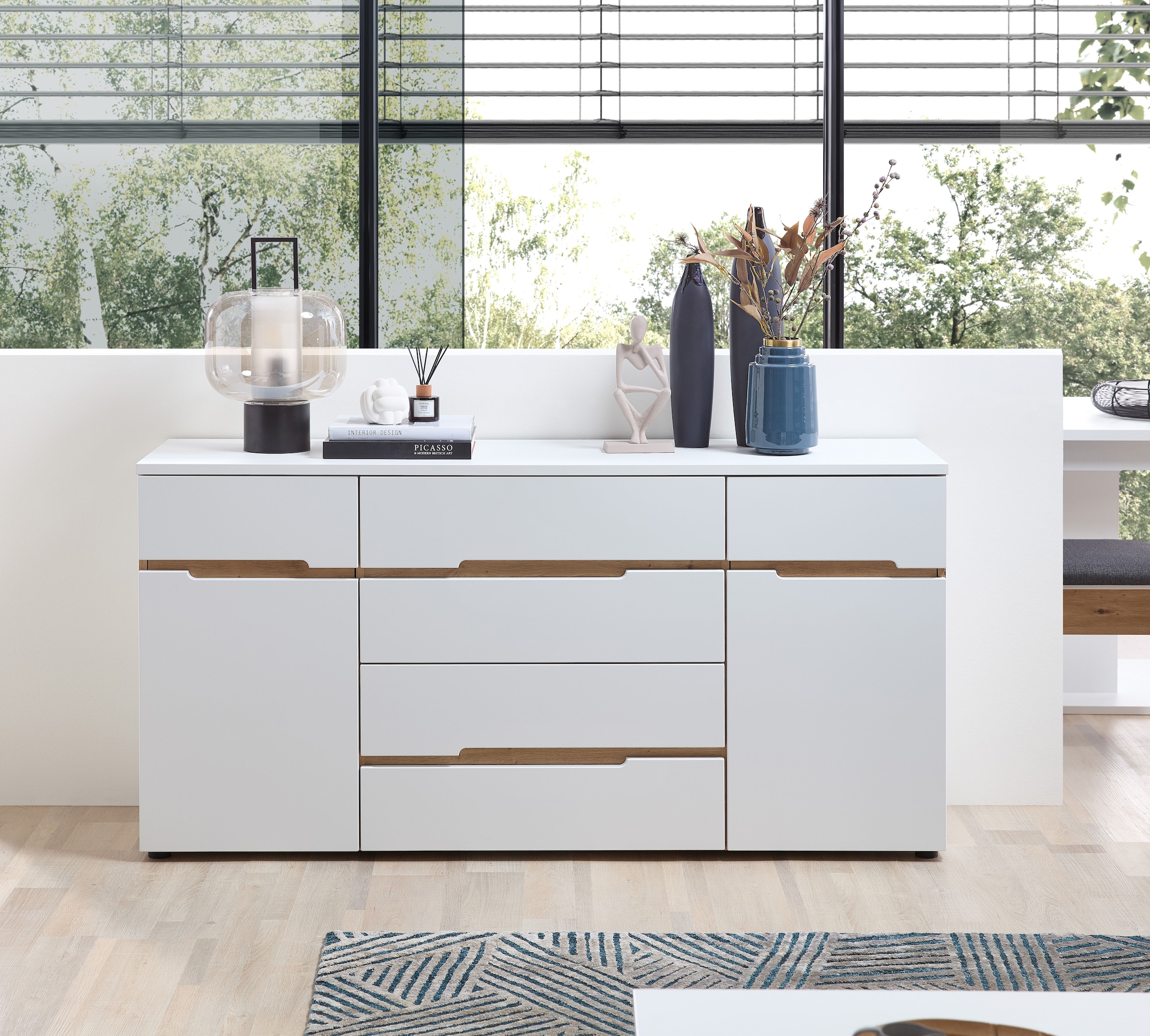 Innostyle Essbank »Memphis Sitzbank, 130x49x40cm (B/H/T)« 1 Stk. tlg. 2 Klemmkissen