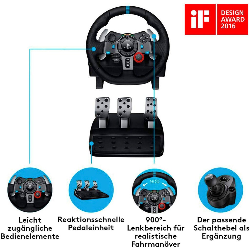 Logitech G Gaming-Lenkrad »G29 Driving Force + F1 2022«