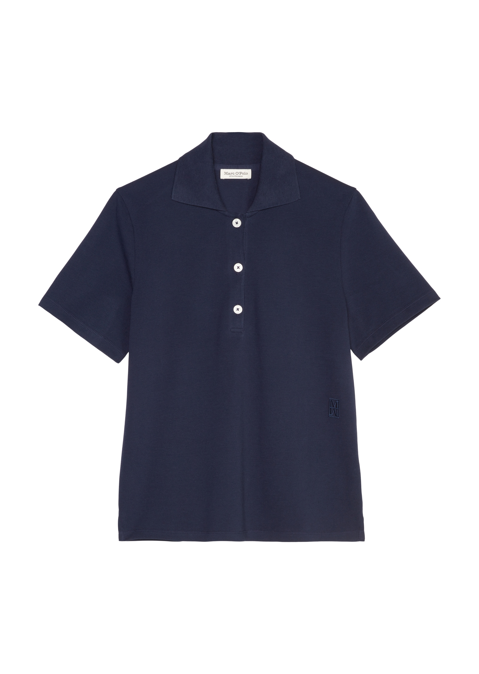 Marc O'Polo Poloshirt, mit lässiger Honeycomb-Struktur
