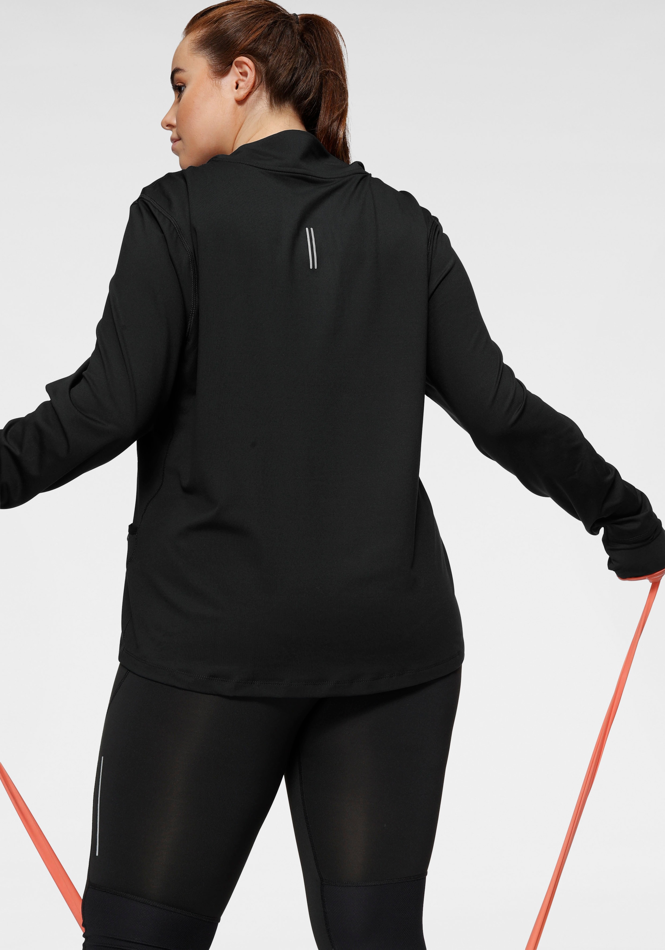 Nike Laufshirt »Element Women's 1/-Zip Running Top (Plus Size)«