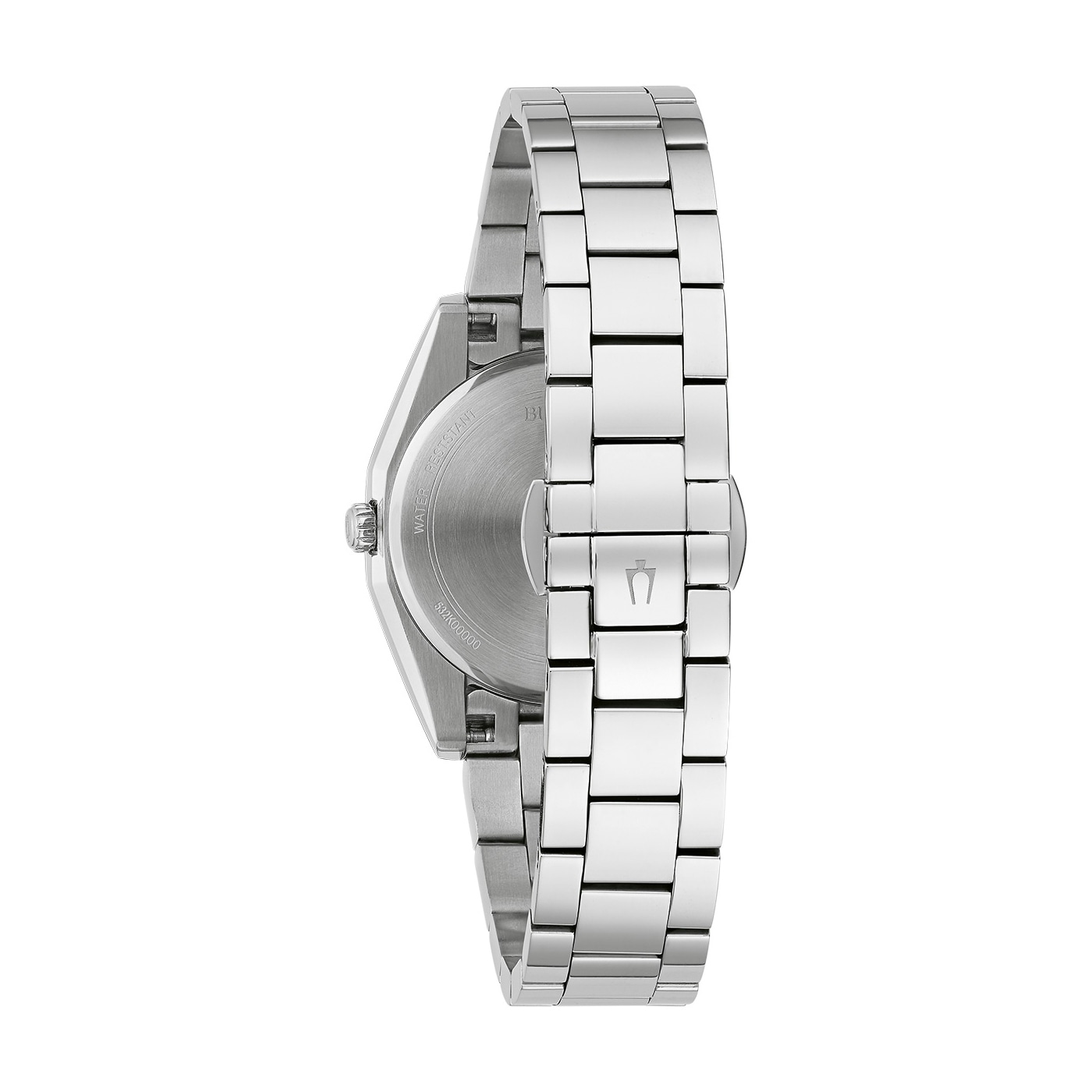 Bulova Quarzuhr »Surveyor« Armbanduhr, Damenuhr, Edelstahlarmband, analog