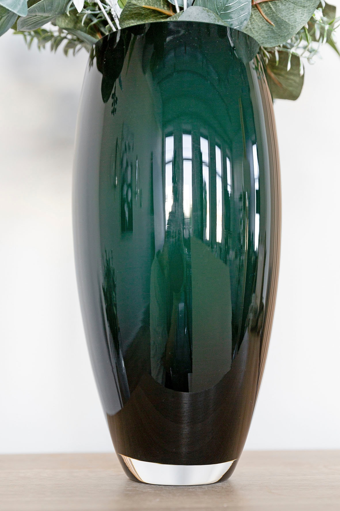 Fink Tischvase Rechnung aus St.), auf mundgeblasen, ca. Glas, (1 kaufen durchgefärbt Höhe »AFRICA«, cm 28
