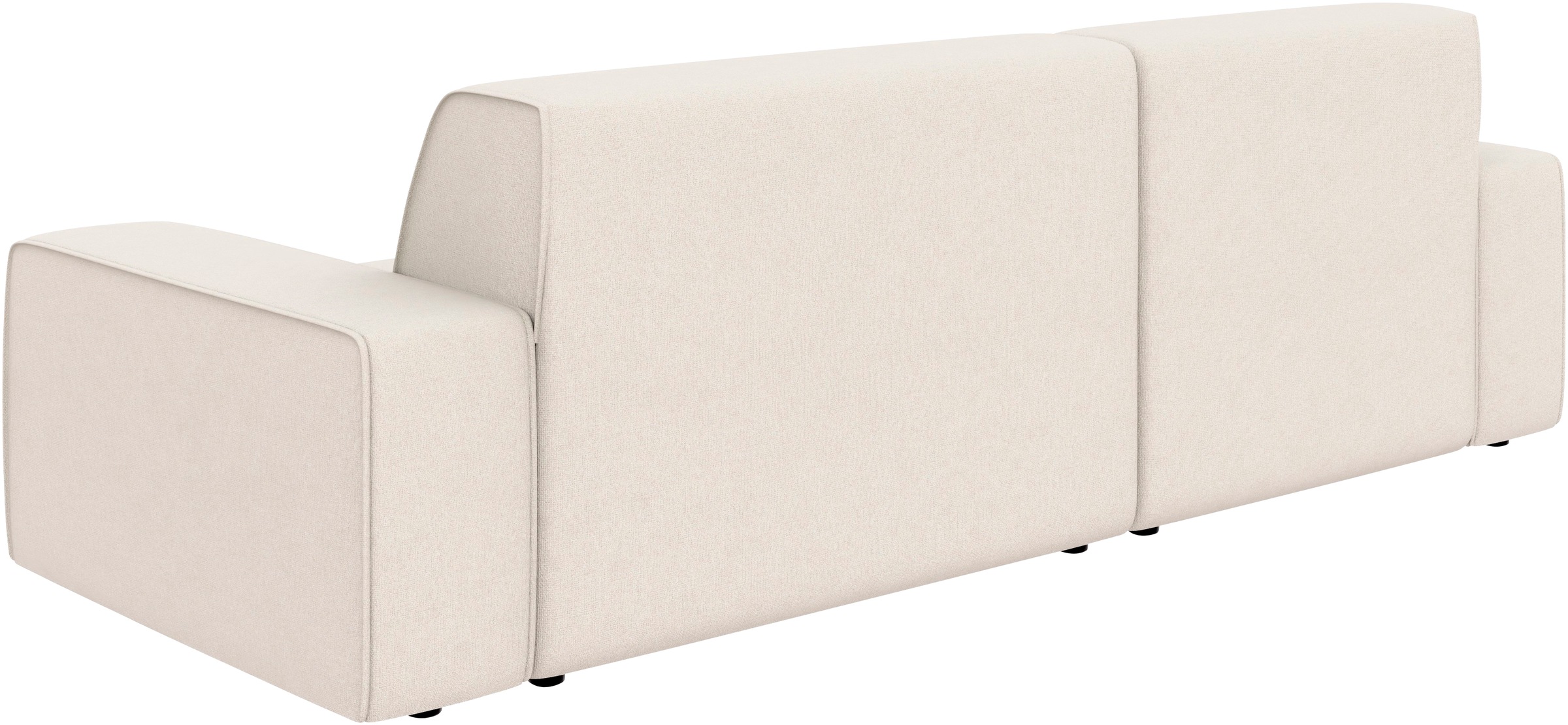 TRENDMANUFAKTUR Ecksofa »Graz, wahlweise mit Sitzvorschub und Bettkasten, L-Form, Breite 246 cm« in Cord-, haustierfreundlichem LEO Struktur- oder LUMOS-3D-Bezug
