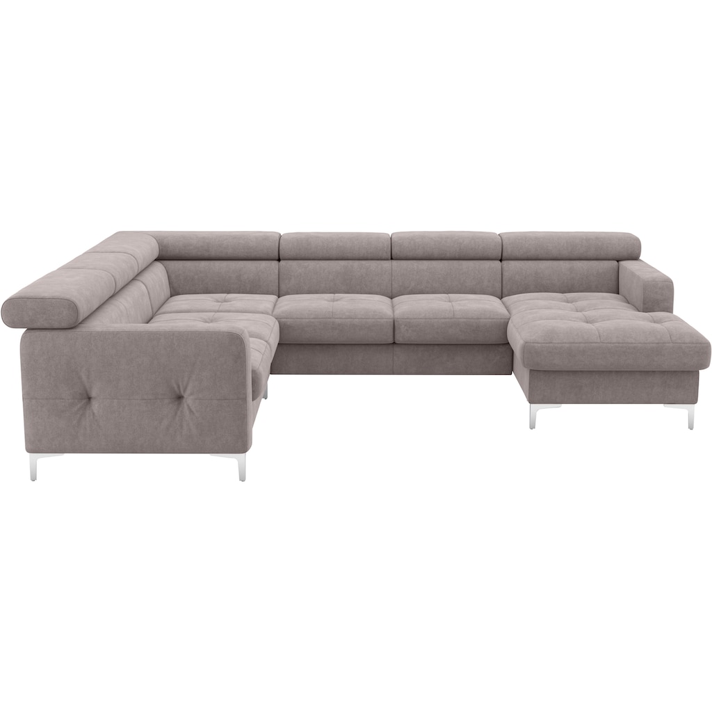 COTTA Wohnlandschaft »Ecksofa in modernem Design, U-Form«