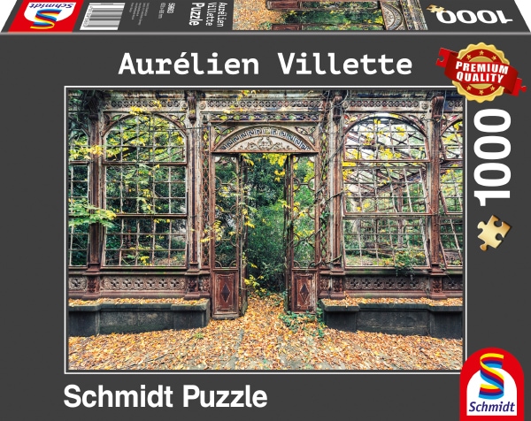 Schmidt Spiele Puzzle »Bewachsene Bogenfenster«, Aurélien Villette; Made in Europe