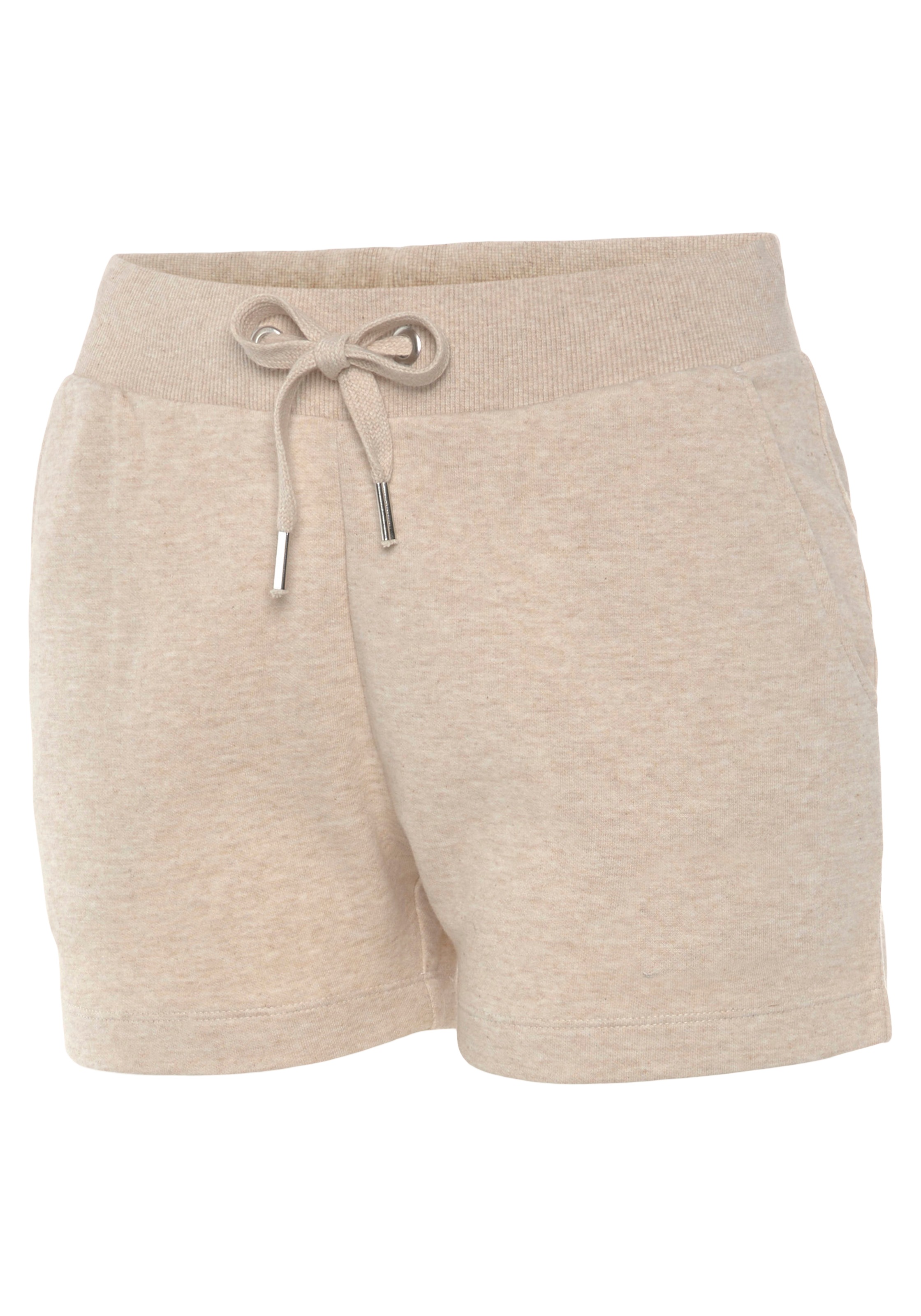 Bench. Loungewear Relaxshorts »-Sweatshorts, Lounge-Shorts«, mit kleiner glänzenden Logostickerei, Loungewear, Loungeanzug