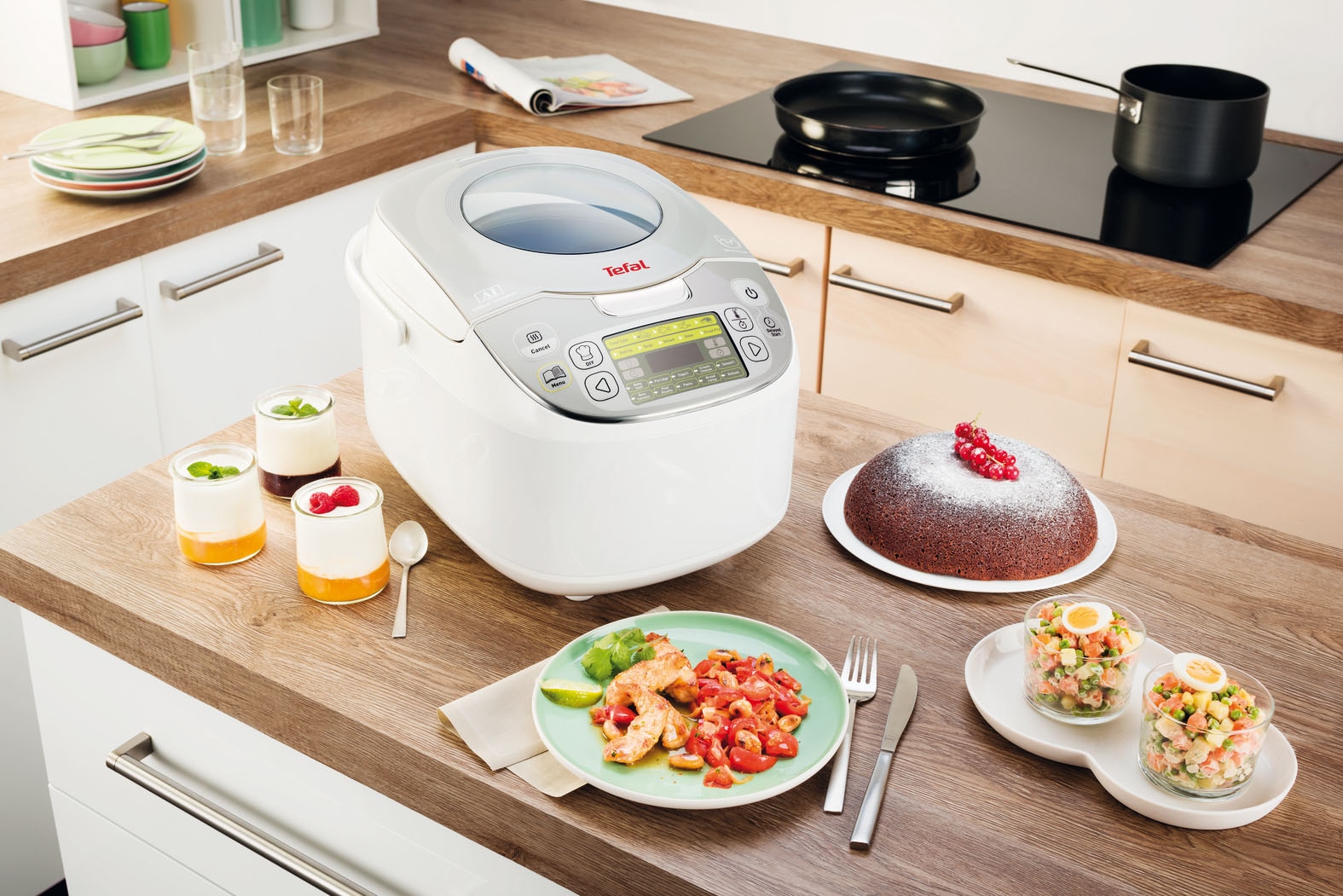 Tefal Multikocher »45in1 RK8121«, 45 automatische Kochprogramme, verzögerter Start, 5L Kapazität