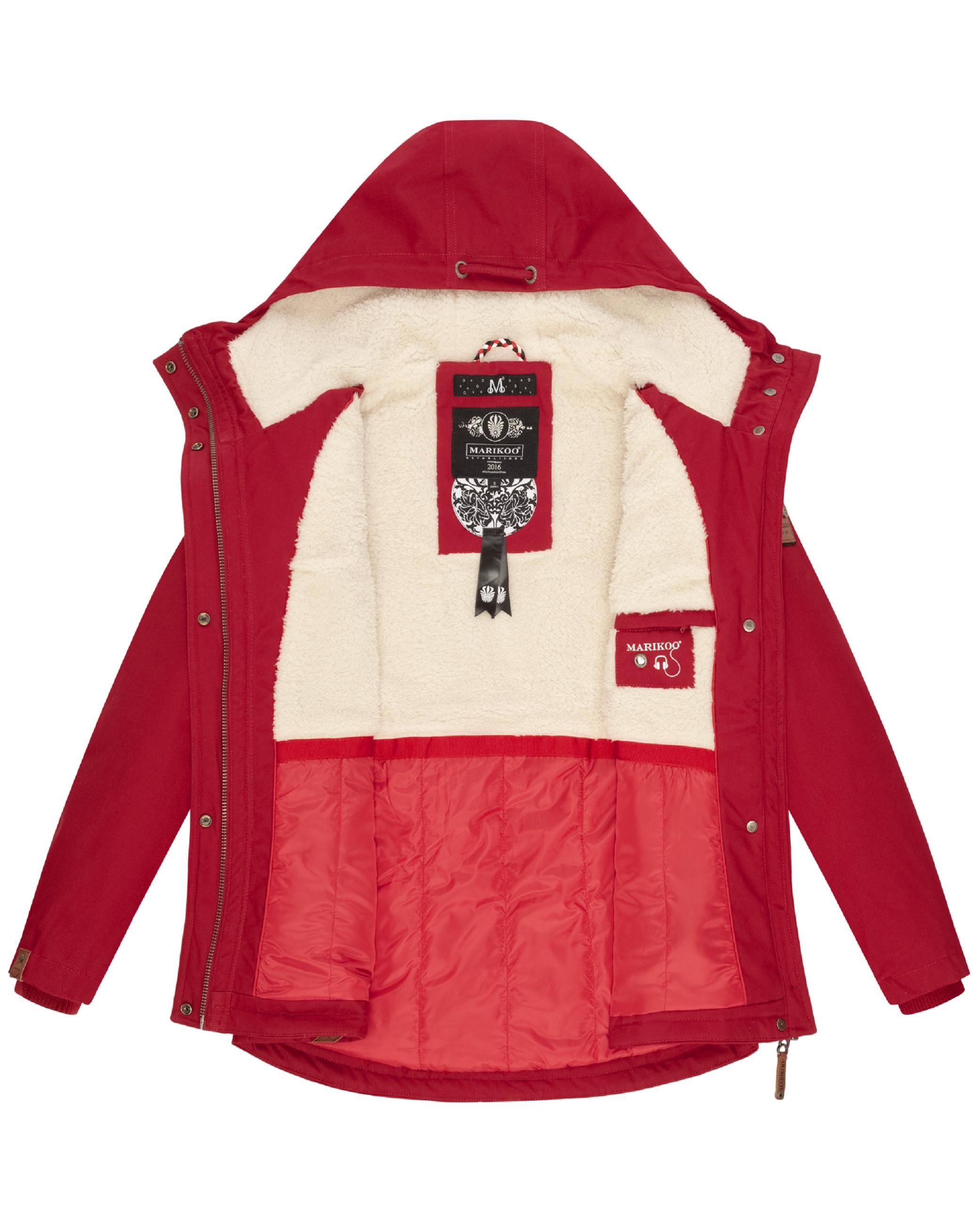 Marikoo Winterjacke »Winterjacke Bikoo«, mit Kapuze, sportliche Damen Outdoor Baumwolljacke mit Kapuze
