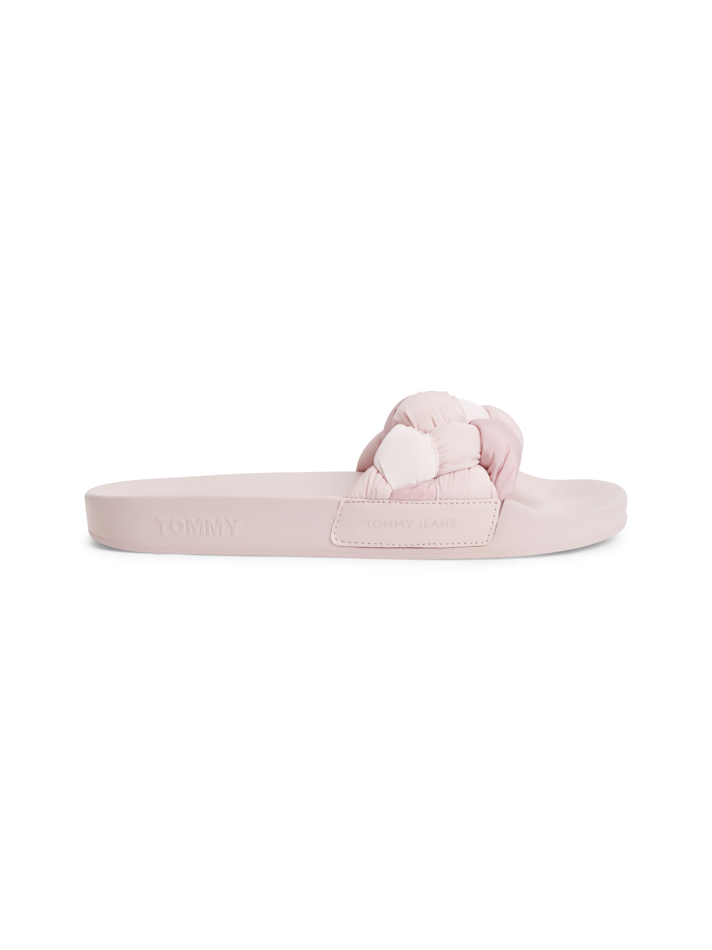 Tommy Jeans Pantolette »TJW BRAIDED SLIDES«  Sommerschuh, Schlupfschuh, Strandschuh mit geflochtener Bandage