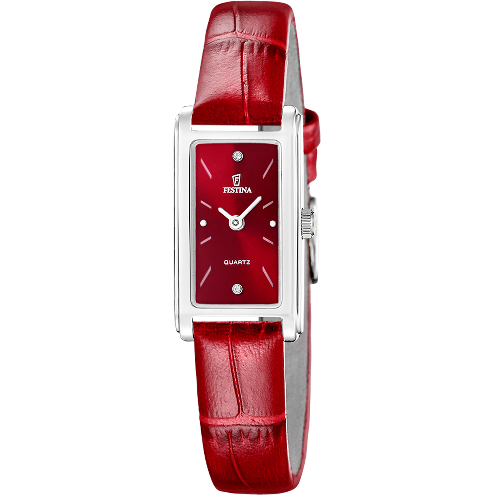 Festina Quarzuhr »Mademoiselle« Armbanduhr, Damenuhr, Lederarmband, analog