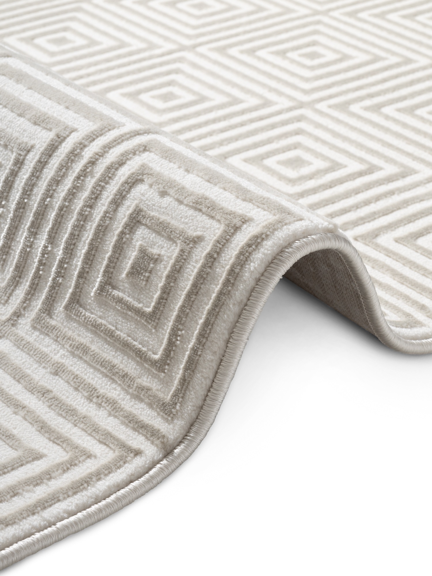 ELLE DECORATION Designteppich »Tourmaline«, rechteckig, 9 mm Höhe, Wohnzimmer, Schlafzimmer, Läufer, Hoch-Tief Effekt, Flur, Glanz