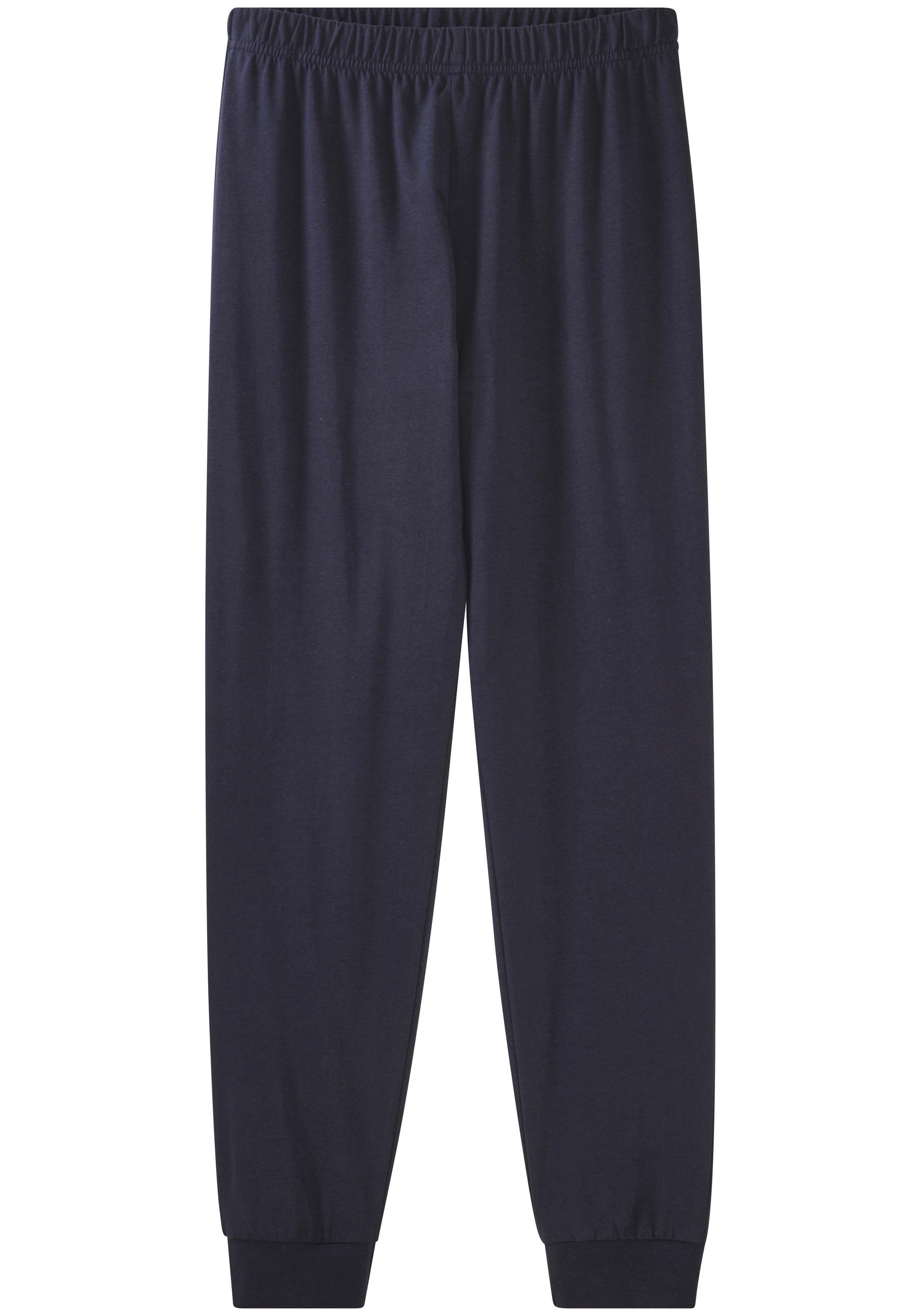 le jogger® Pyjama »Schlafanzug« 1 Stück, 2 aus Baumwolle, meliertes Design, mit Bündchen