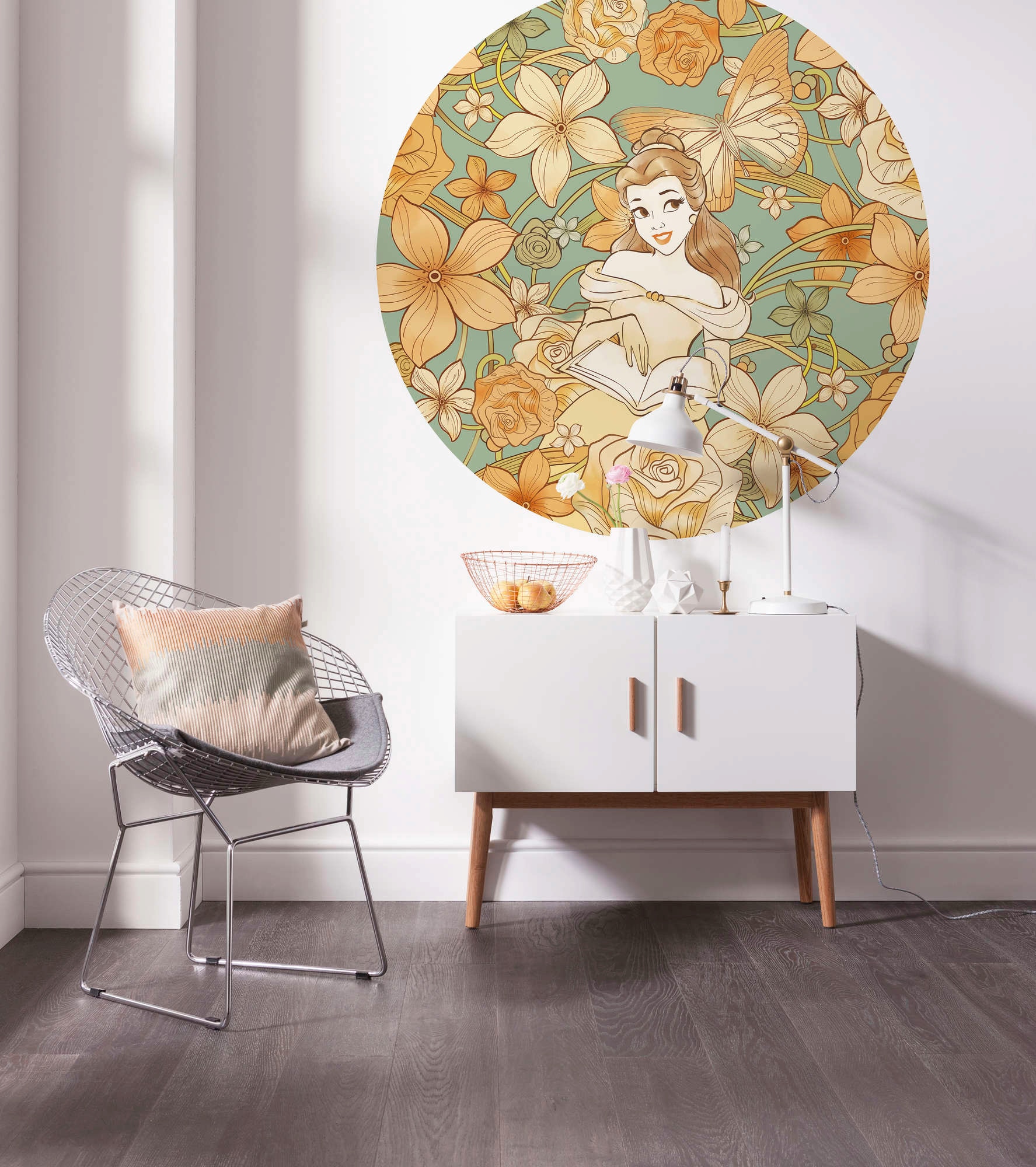 Komar Vliestapete »Vlies selbstklebend - Belle Spirit of Autumn - Größe 125 x 125 cm«, bedruckt, Kinderzimmer