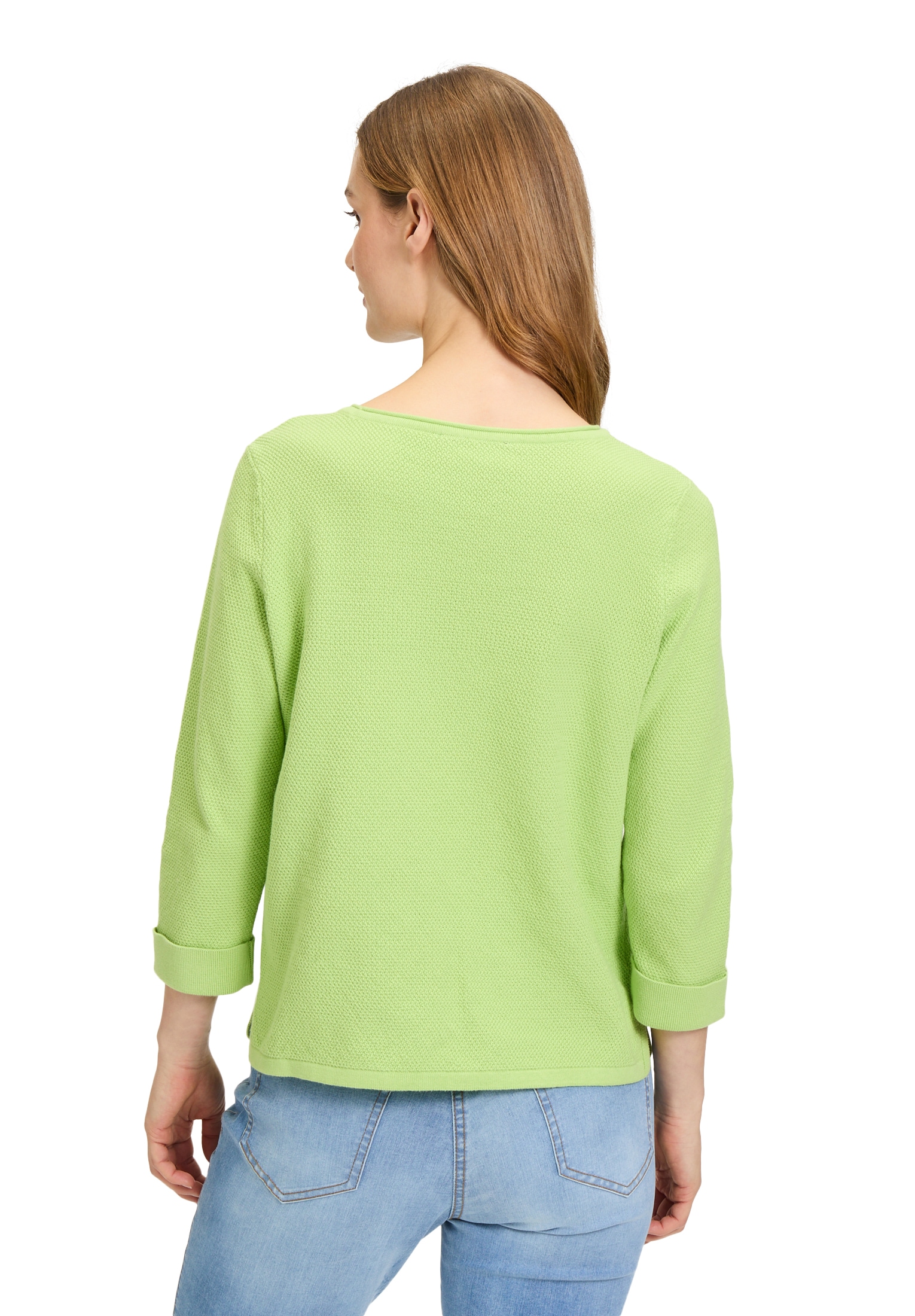 Betty Barclay Rundhalspullover »Feinstrickpullover mit Strickdetails«