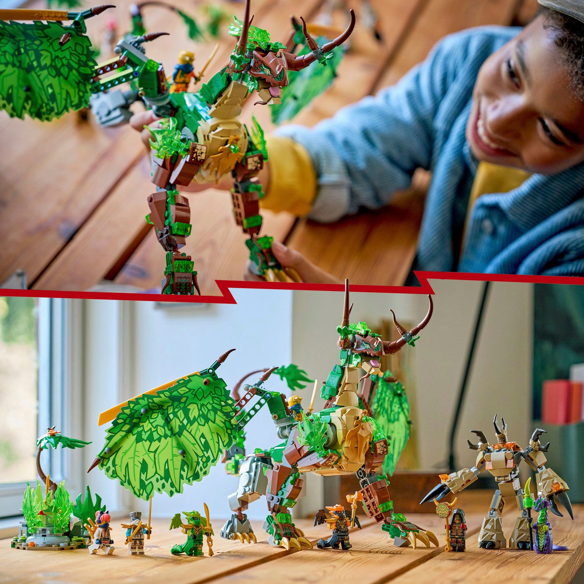 LEGO® Konstruktionsspielsteine »Der Drache des Lebens (71859), LEGO Ninjago«