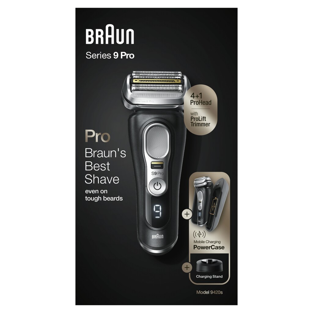 Braun Elektrorasierer »Series 9 Pro- 9420s«, 1 St. Aufsätze