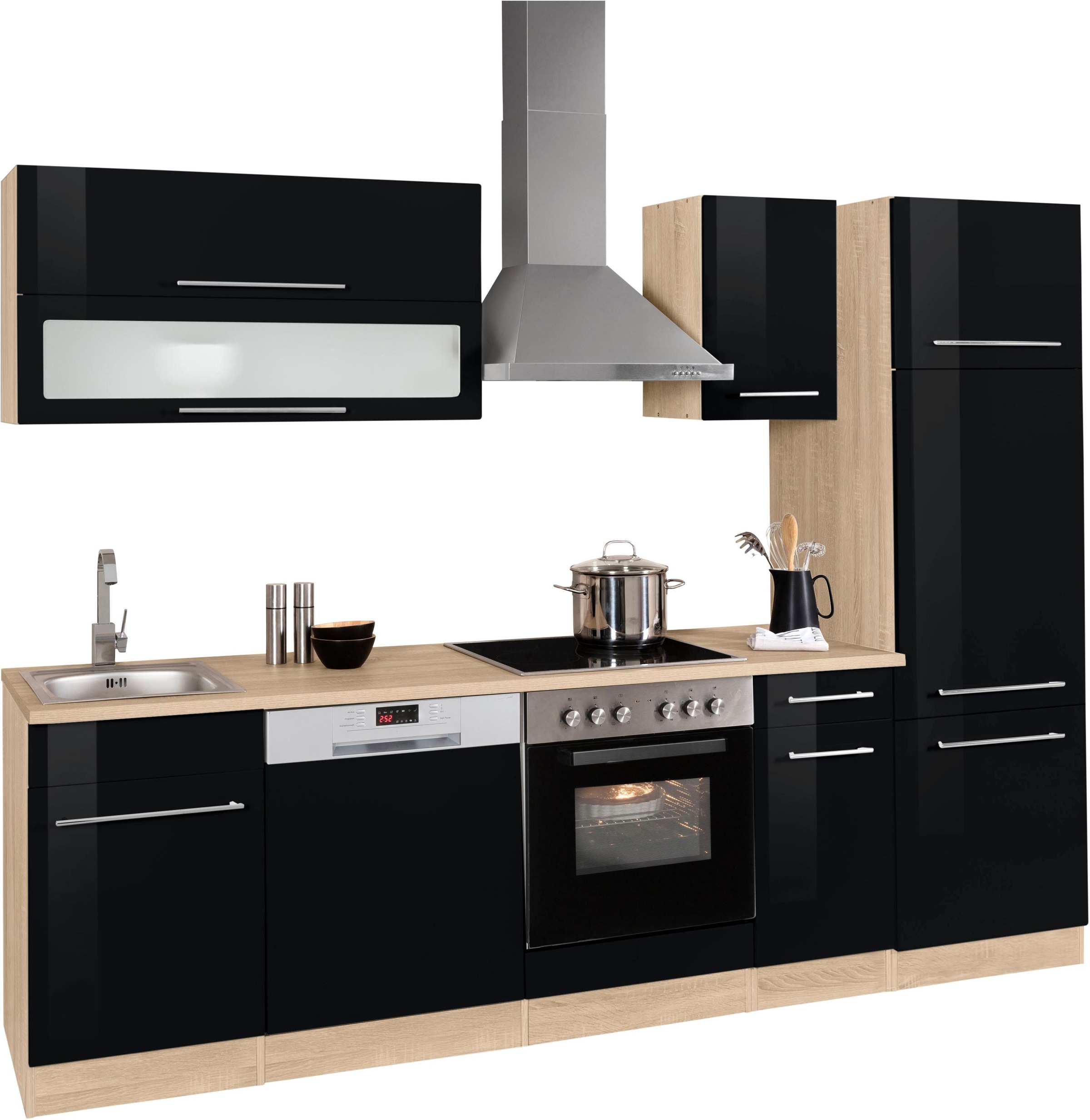 KOCHSTATION Küchenzeile »KS-Eton«, ohne E-Geräte, Breite 270 cm
