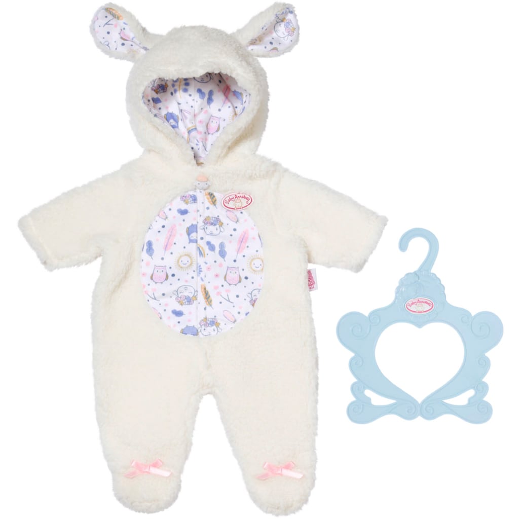 Baby Annabell Puppenkleidung »Kuschelanzug Schaf, 43 cm«