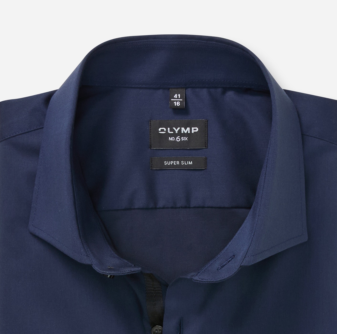 OLYMP Langarmhemd »No. Six« Businesshemd, super slim, Royal-Kentkragen, unifarben