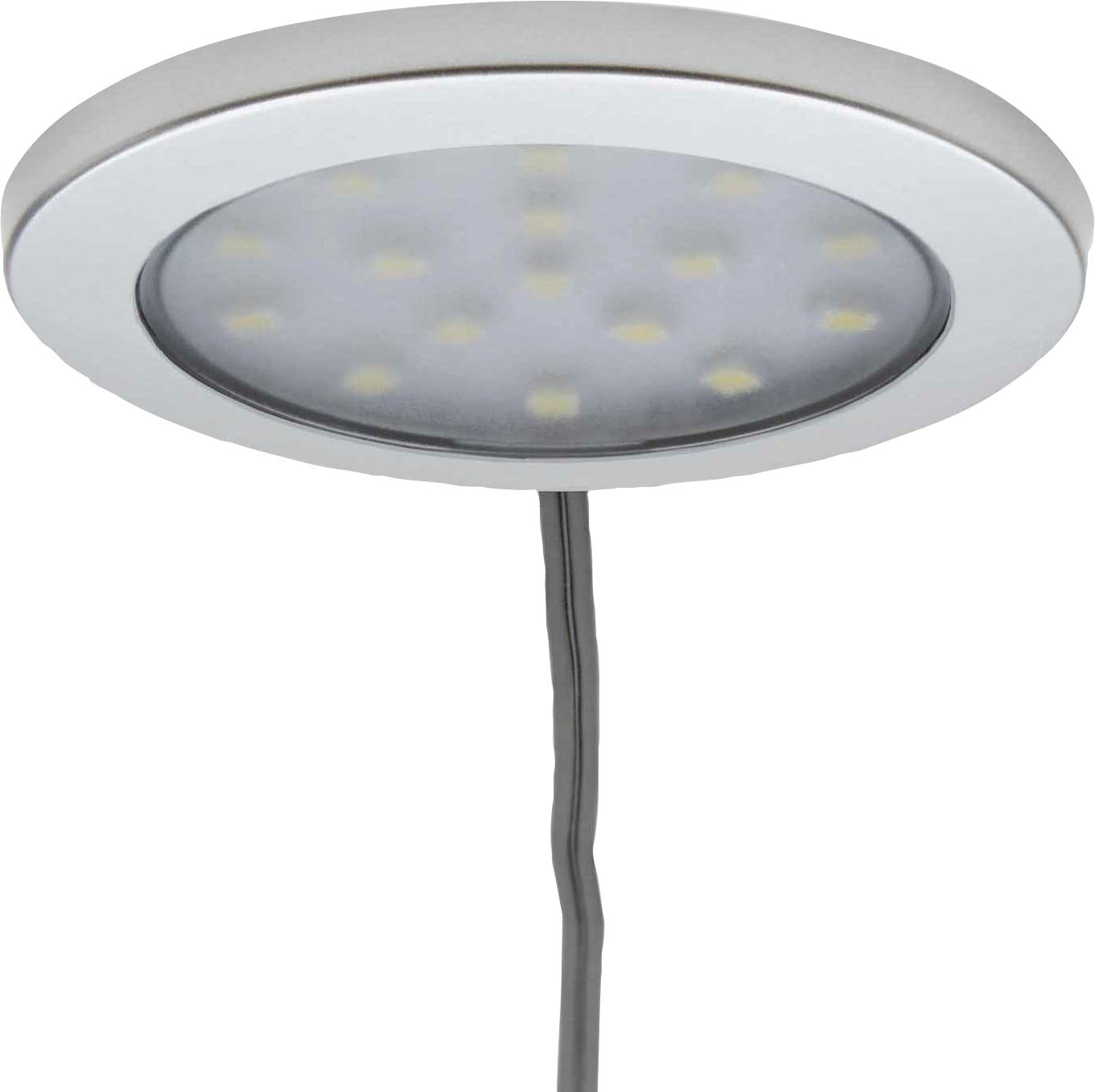 LED-Beleuchtung, auf fif Rechnung abschließbar 2-türig, Weiß, Vitrine »STELLA«, möbel kaufen Spiegelrückwand,