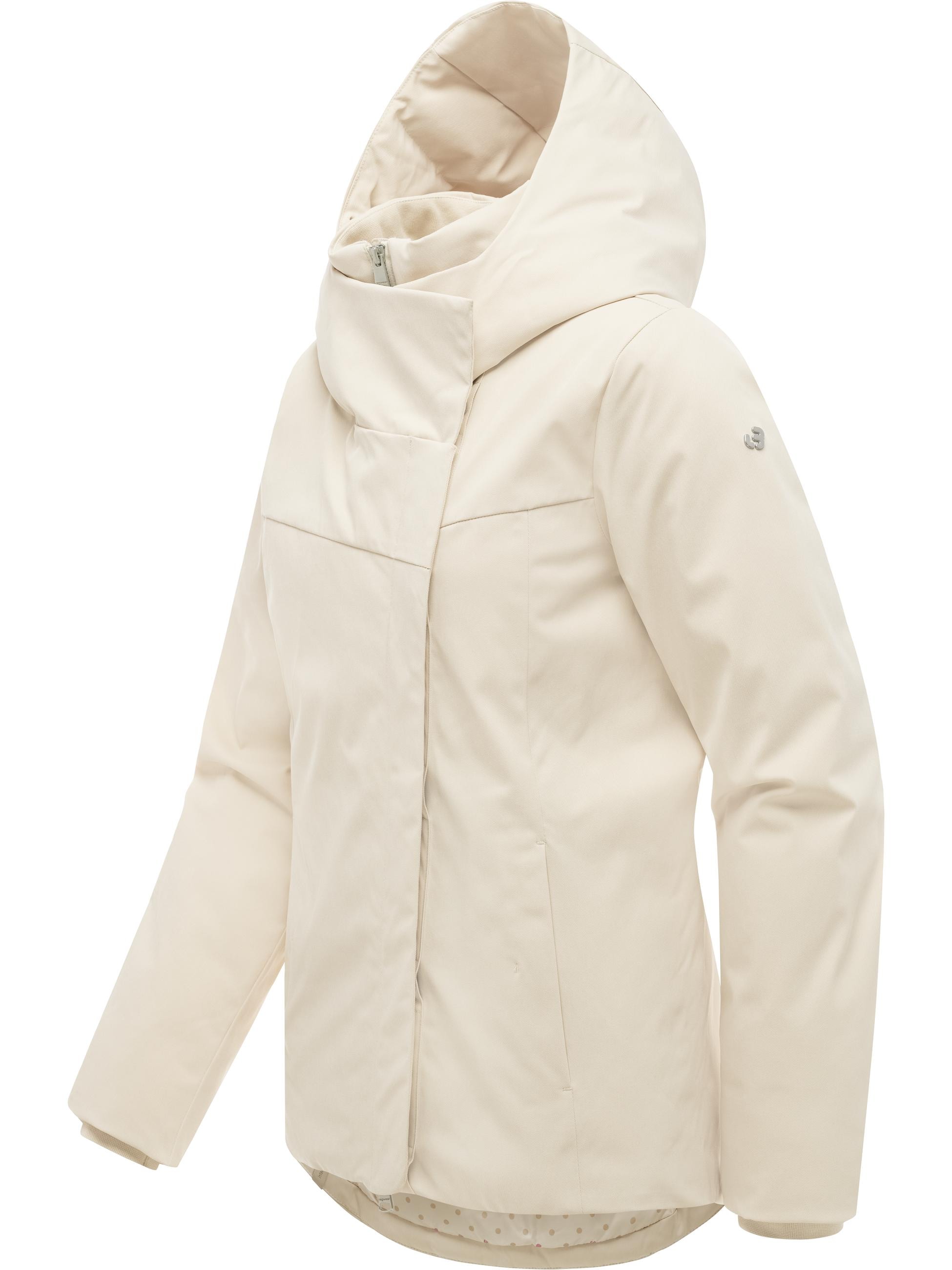 Ragwear Funktionsjacke »Funktionsjacke Pavleen Short Y« mit Kapuze Warme Damen Winterjacke mit Stehkragen und Kapuze