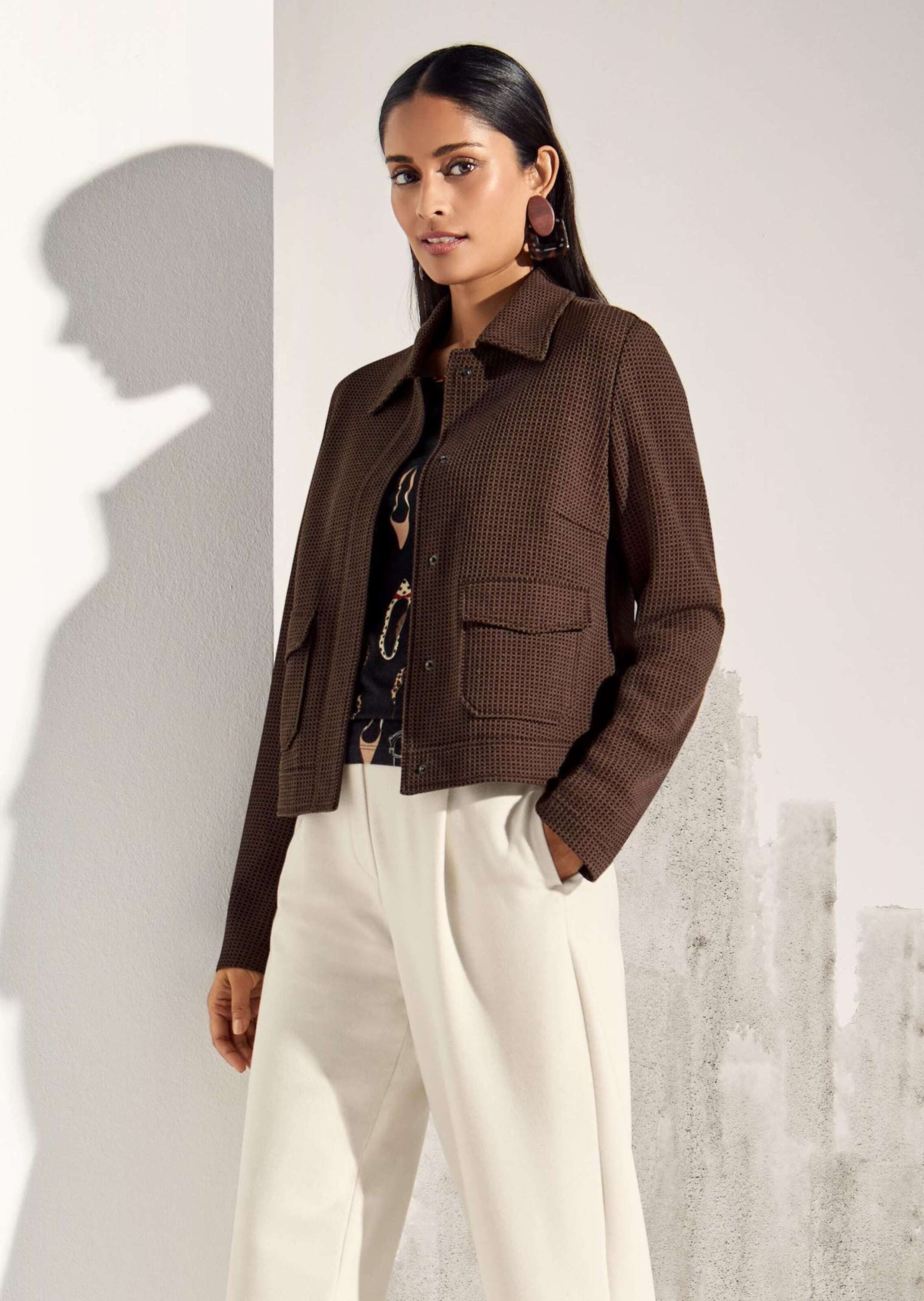 MADELEINE Jackenblazer »Blazer Jerseyblazer in Waffeloptik«